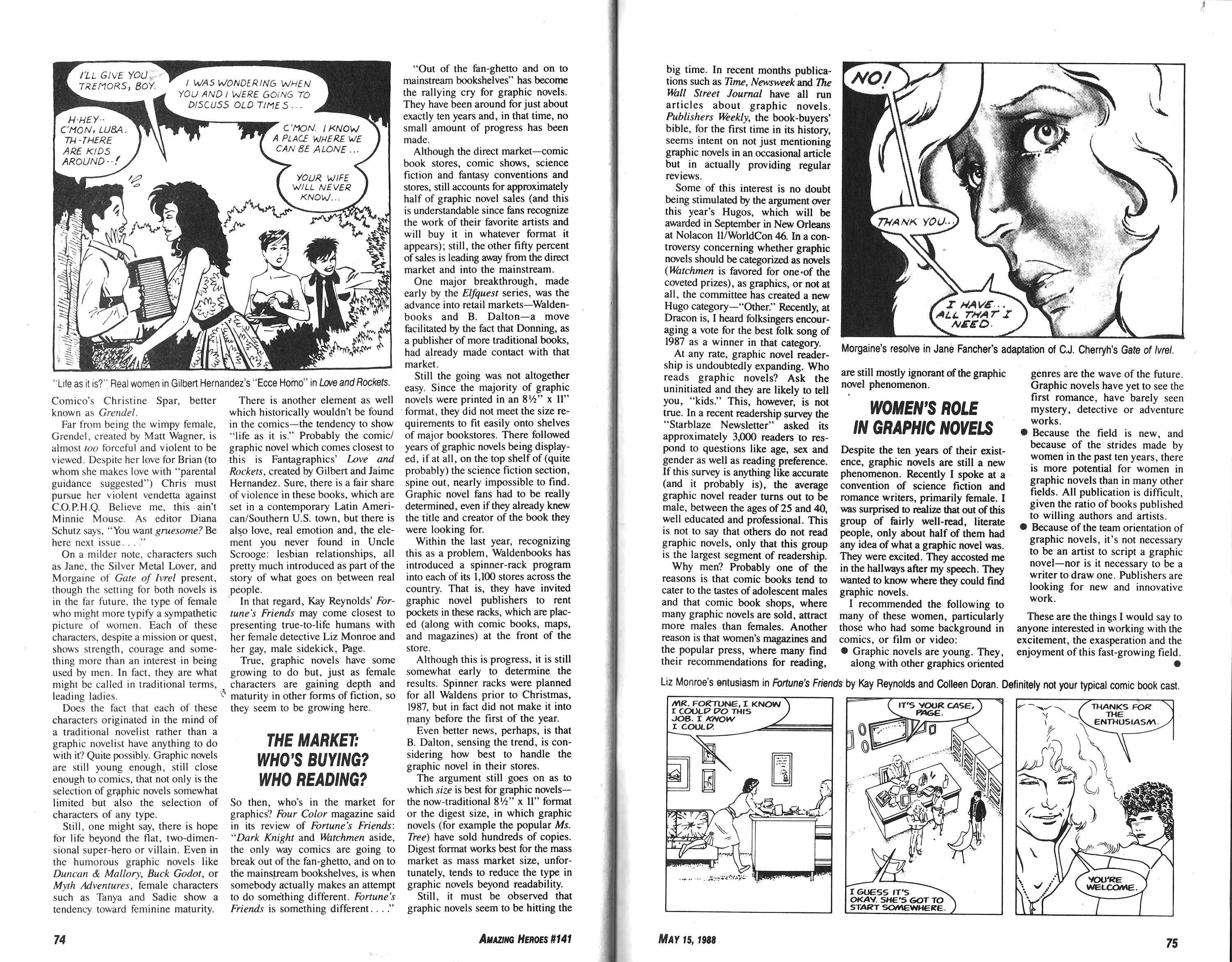 Read online Amazing Heroes comic -  Issue #141 - 38