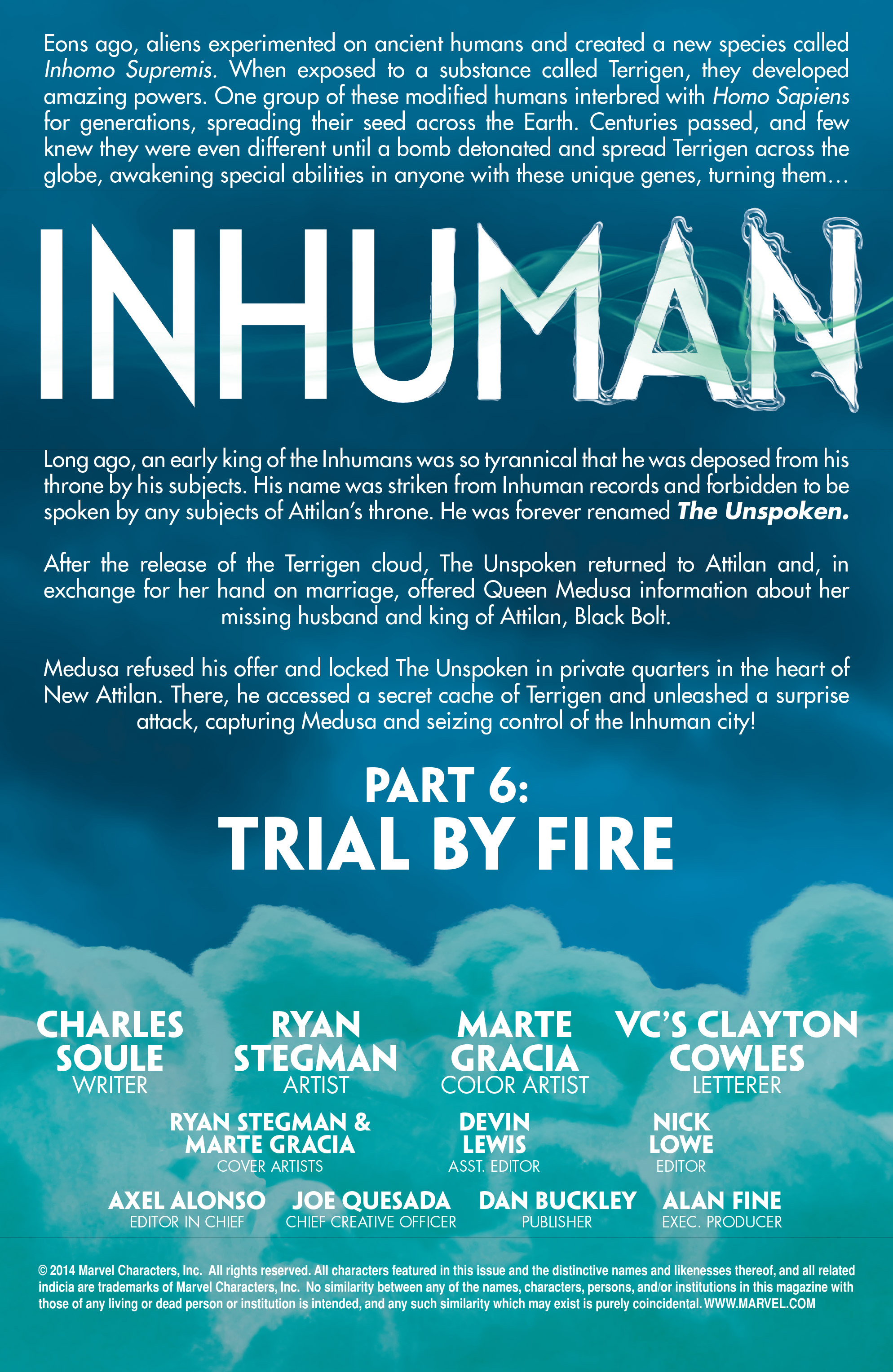 Read online Inhuman (2014) comic -  Issue #6 - 2