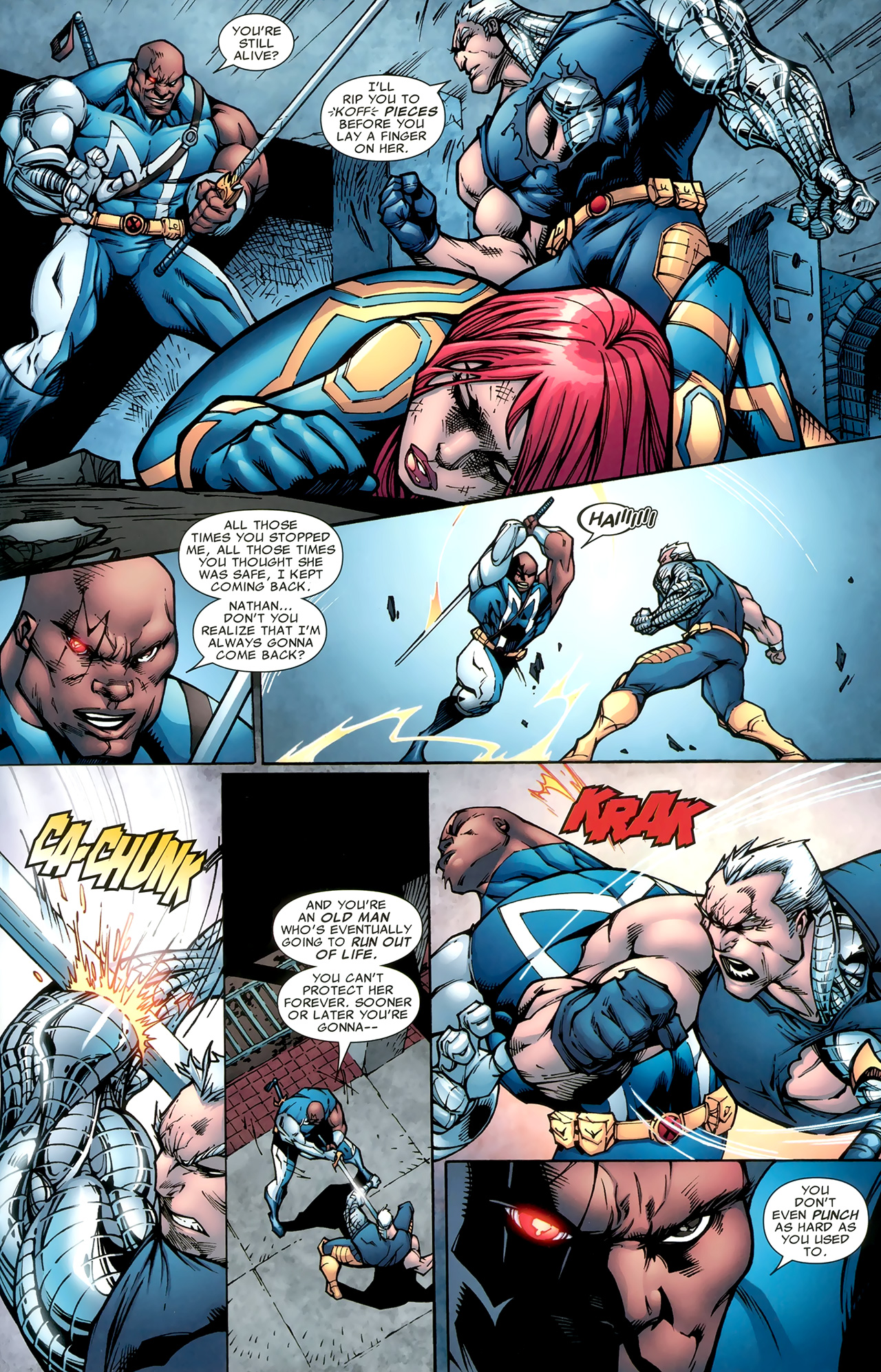 Read online Cable (2008) comic -  Issue #24 - 22