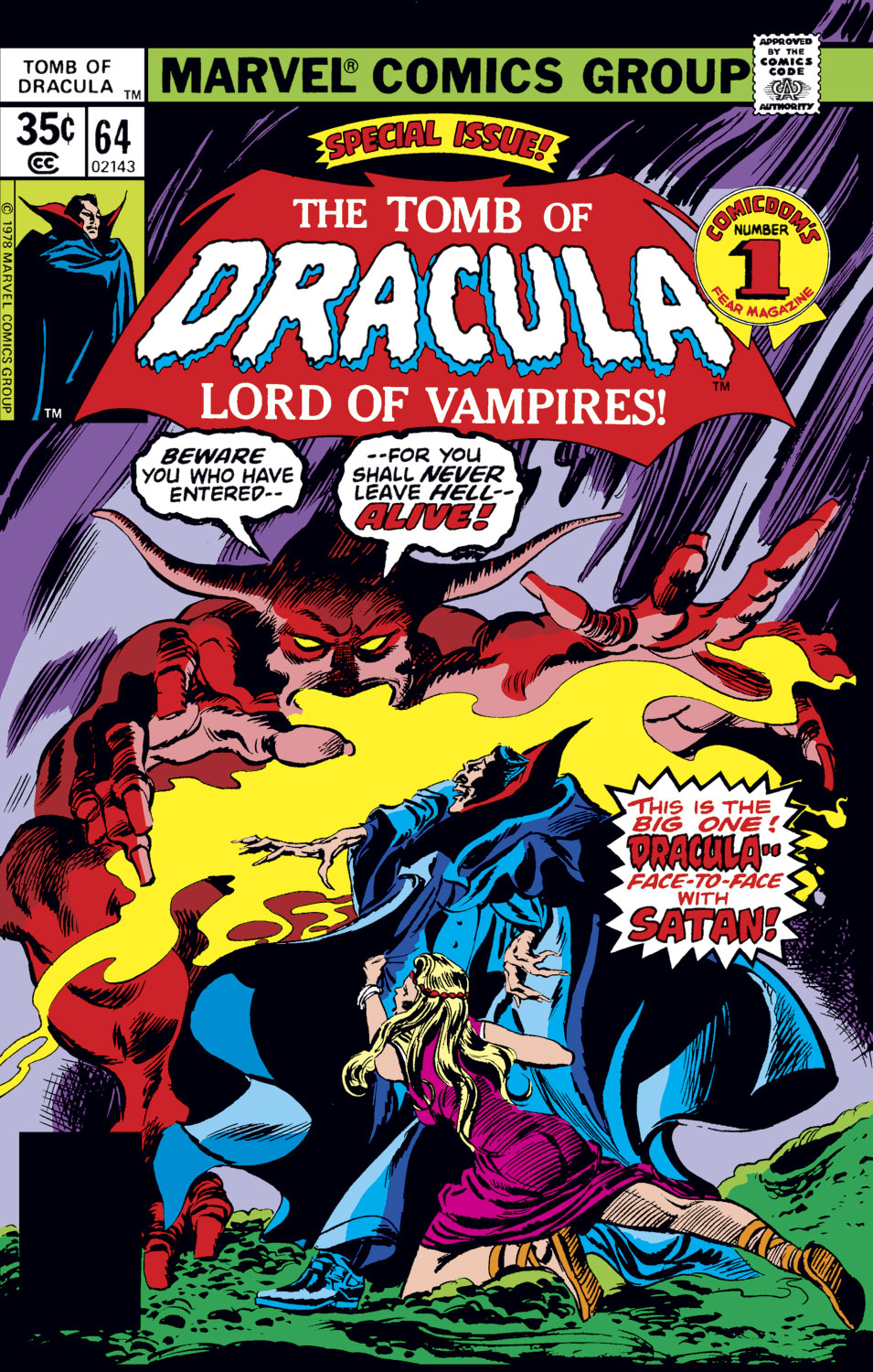 Read online Tomb of Dracula (1972) comic -  Issue #64 - 1