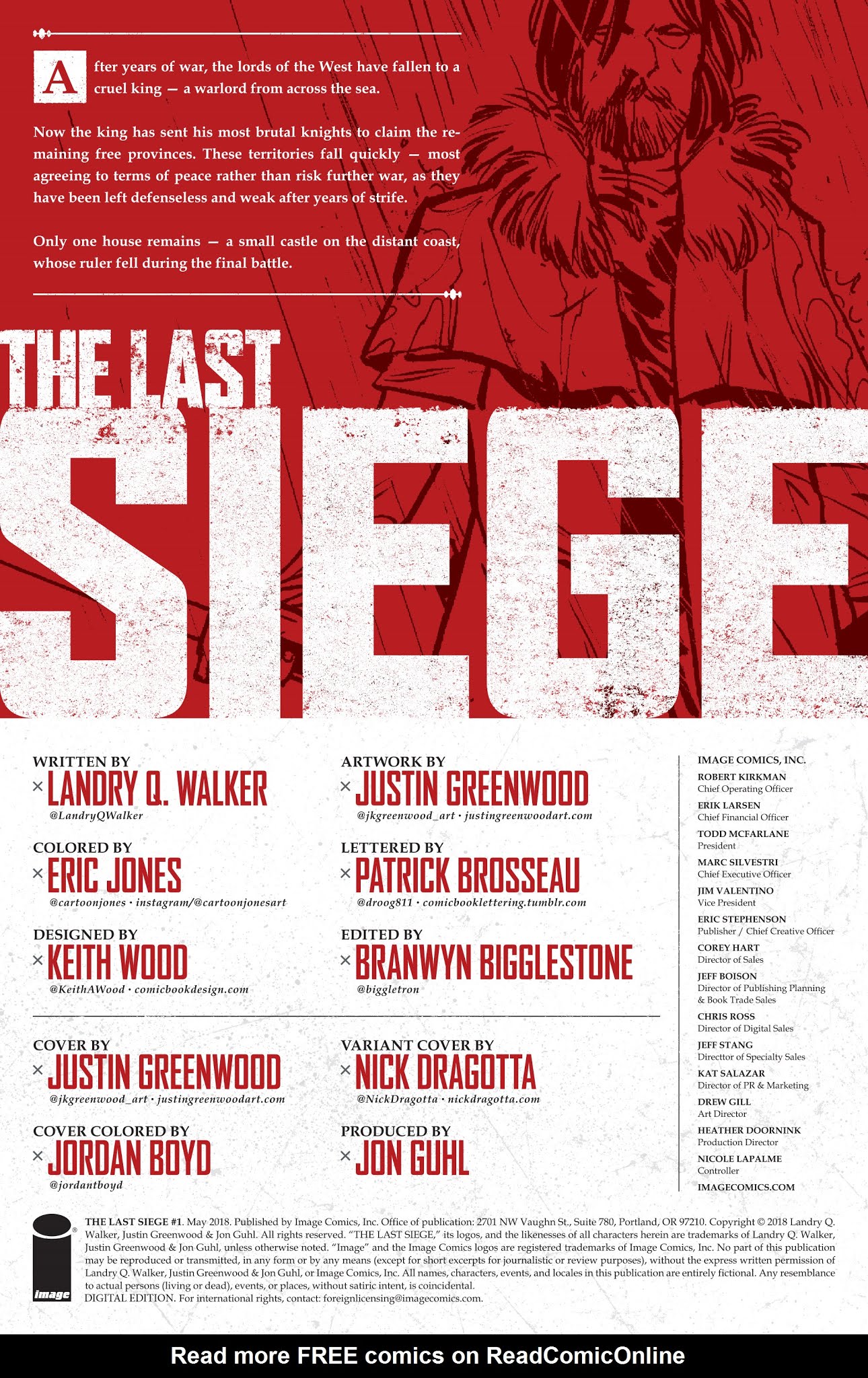 Read online The Last Siege comic -  Issue #1 - 2