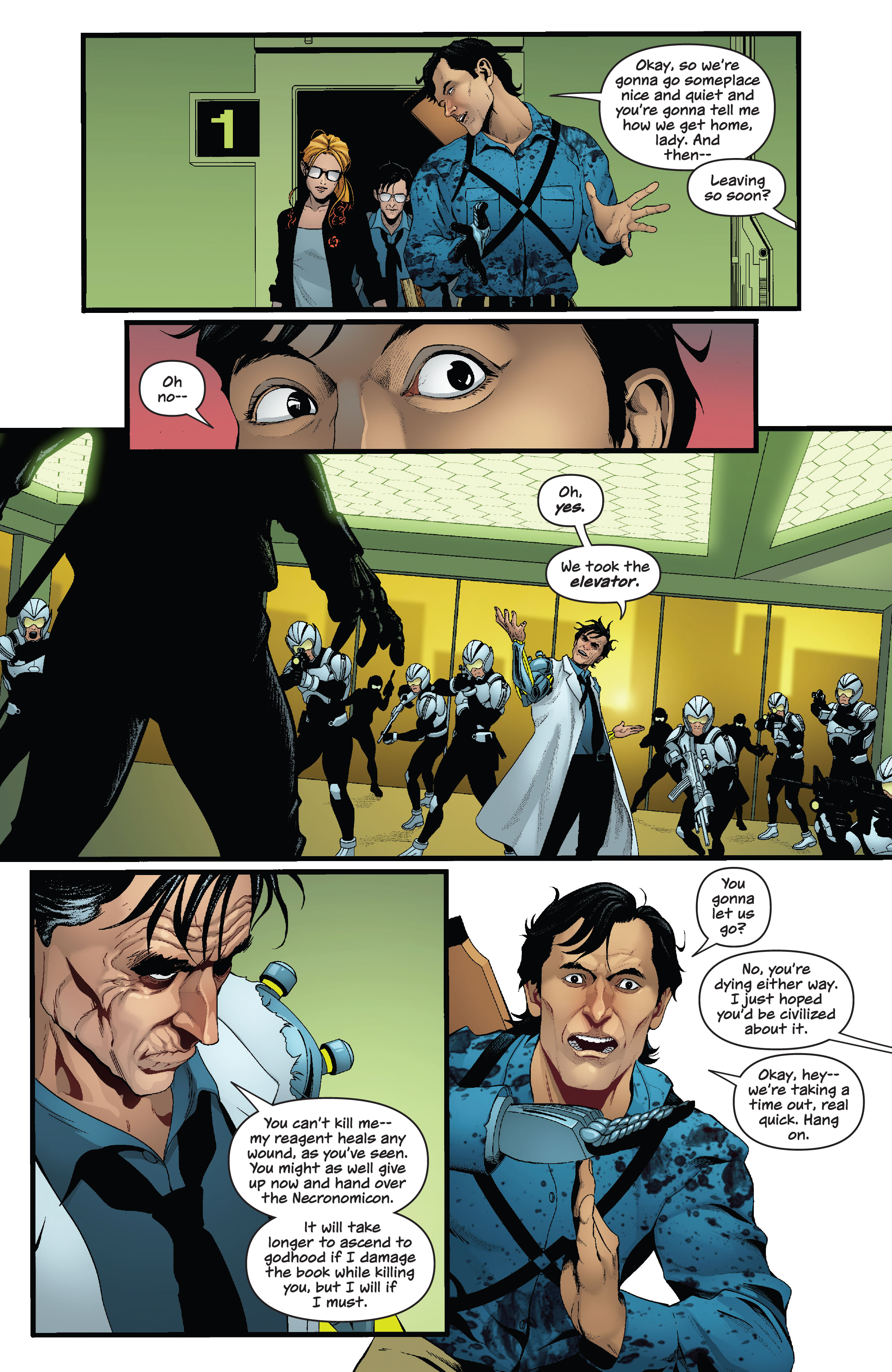Read online Army of Darkness Vs. Reanimator: Necronomicon Rising comic -  Issue #5 - 12
