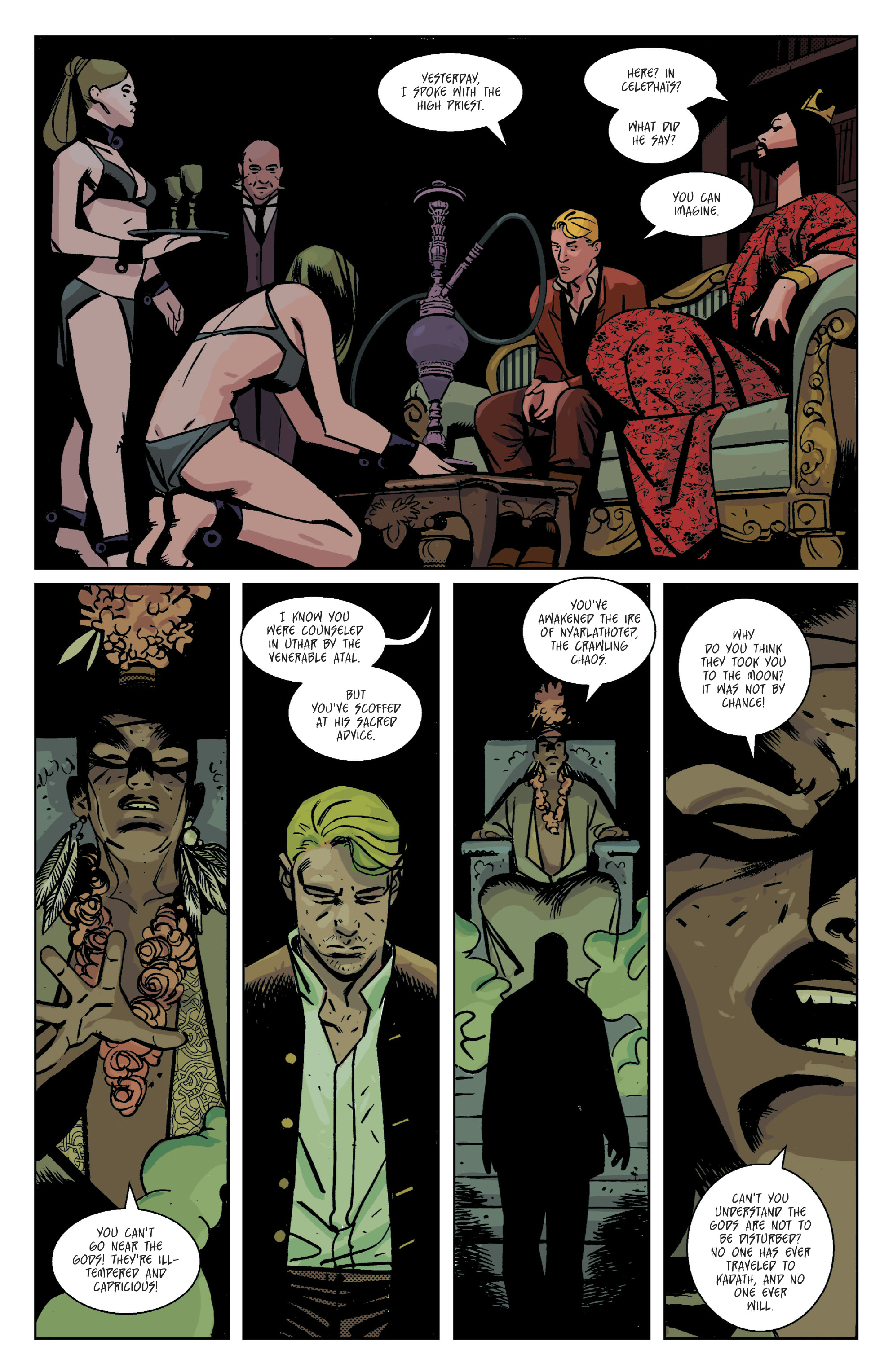 Read online Lovecraft Unknown Kadath comic -  Issue #5 - 7