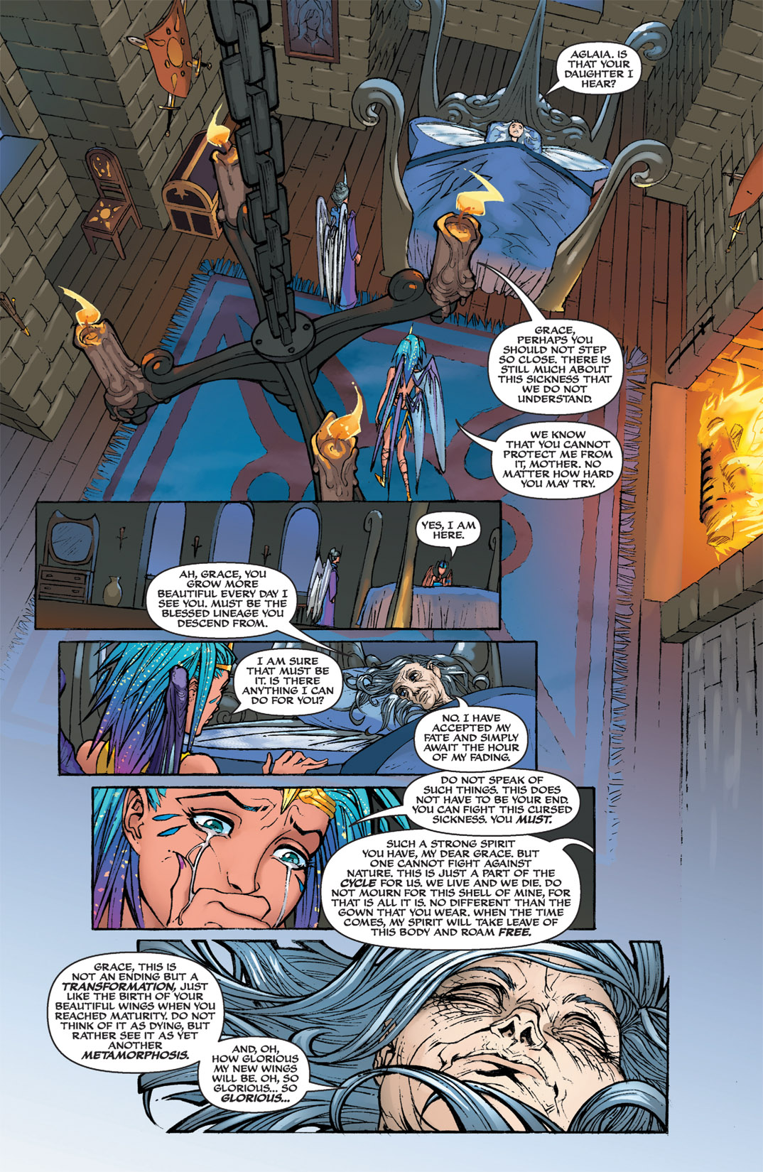 Read online Michael Turner's Soulfire: Dying Of The Light comic -  Issue # _TPB - 21