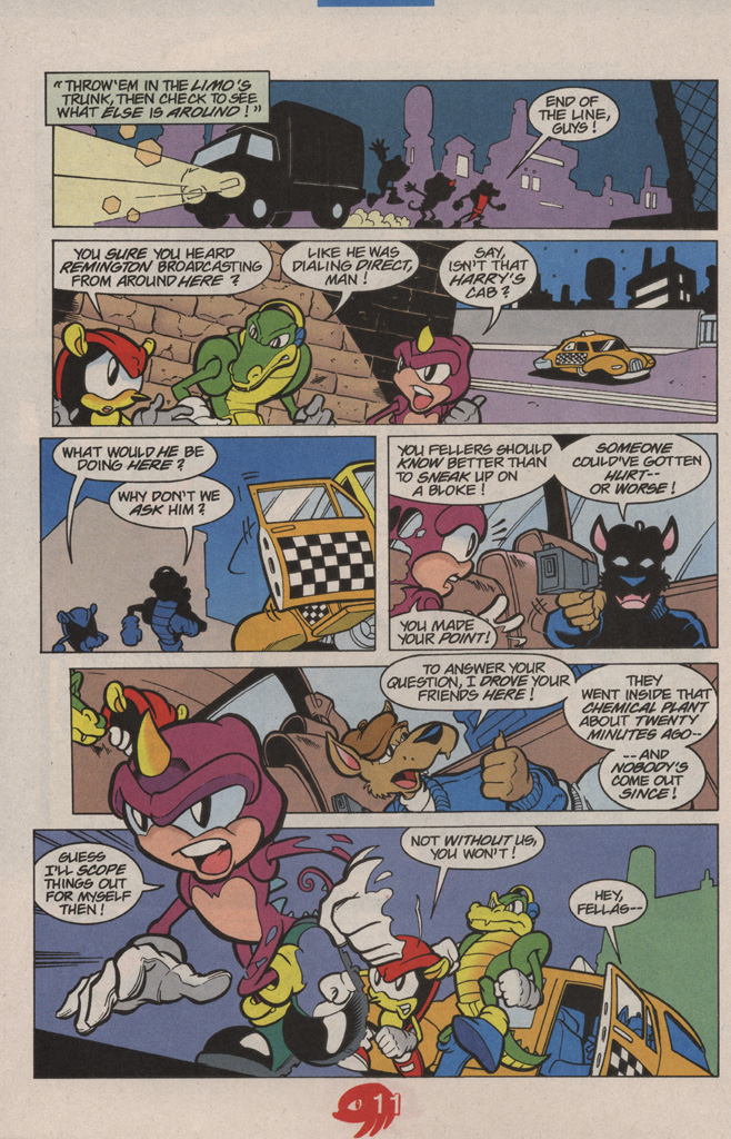 Read online Knuckles the Echidna comic -  Issue #15 - 16