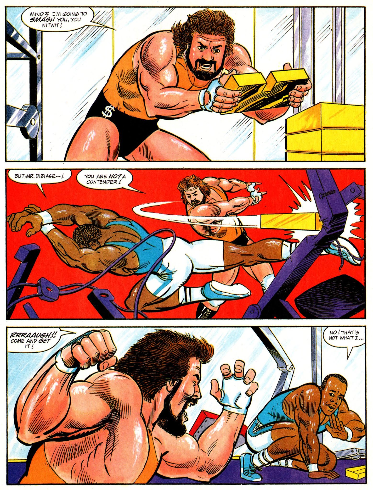 Read online WWF Battlemania comic -  Issue #1 - 52