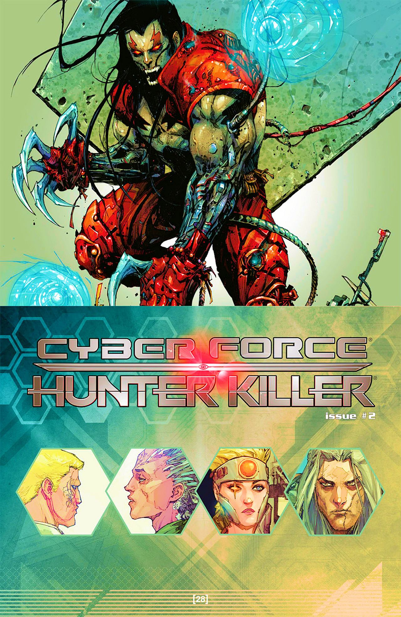 Read online CyberForce/Hunter-Killer comic -  Issue #2 - 2