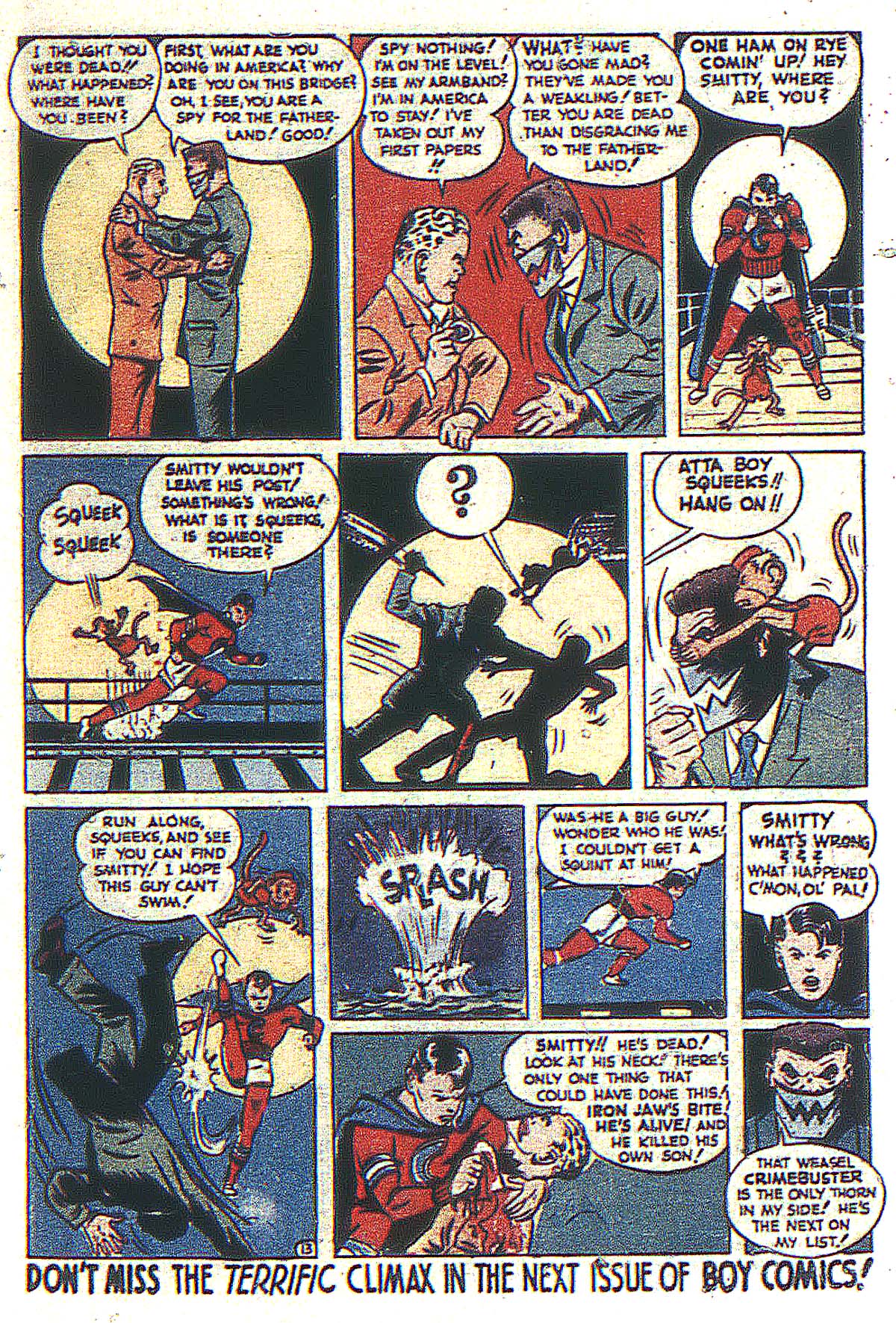 Read online Boy Comics comic -  Issue #6 - 16