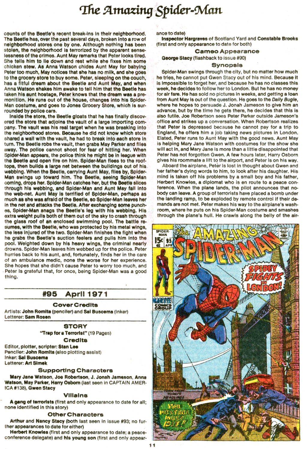 Read online The Official Marvel Index to The Amazing Spider-Man comic -  Issue #4 - 13