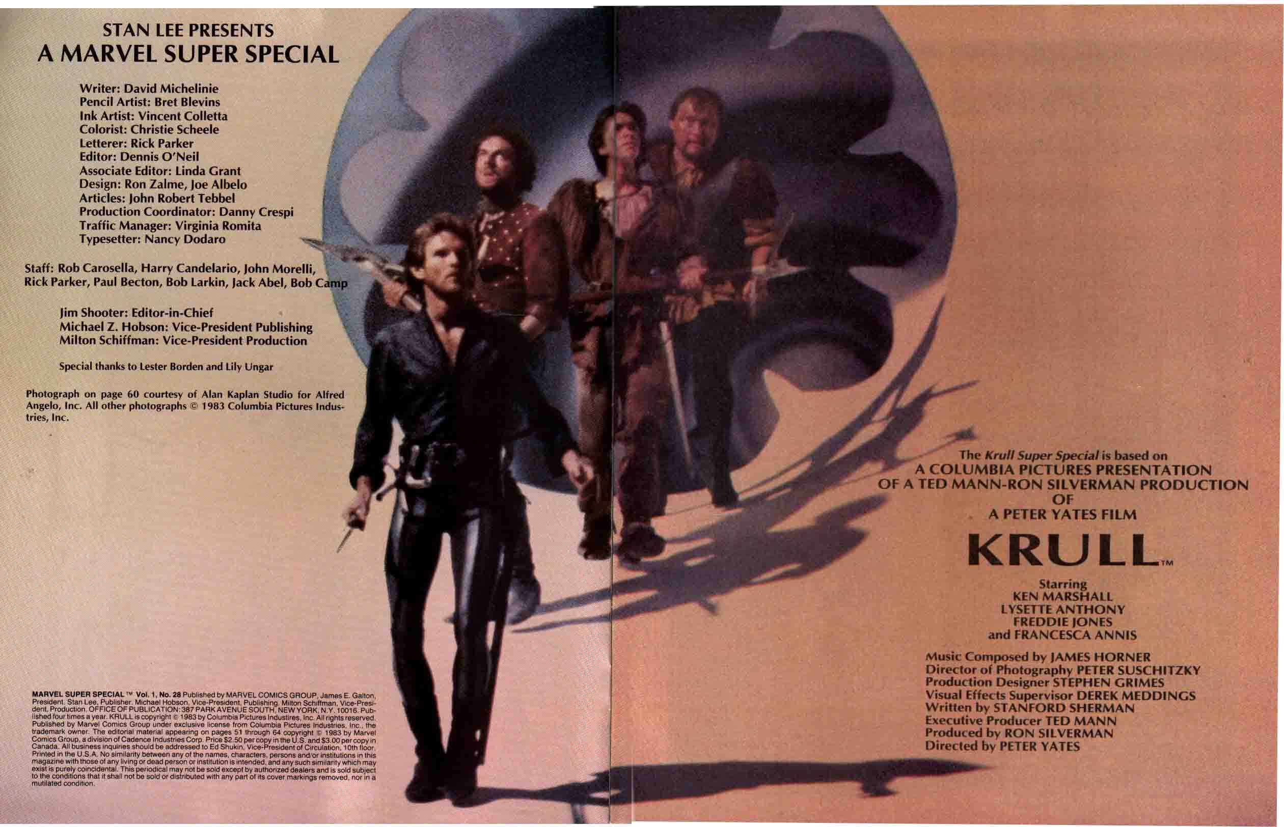 Read online Marvel Comics Super Special comic -  Issue #28 - 2