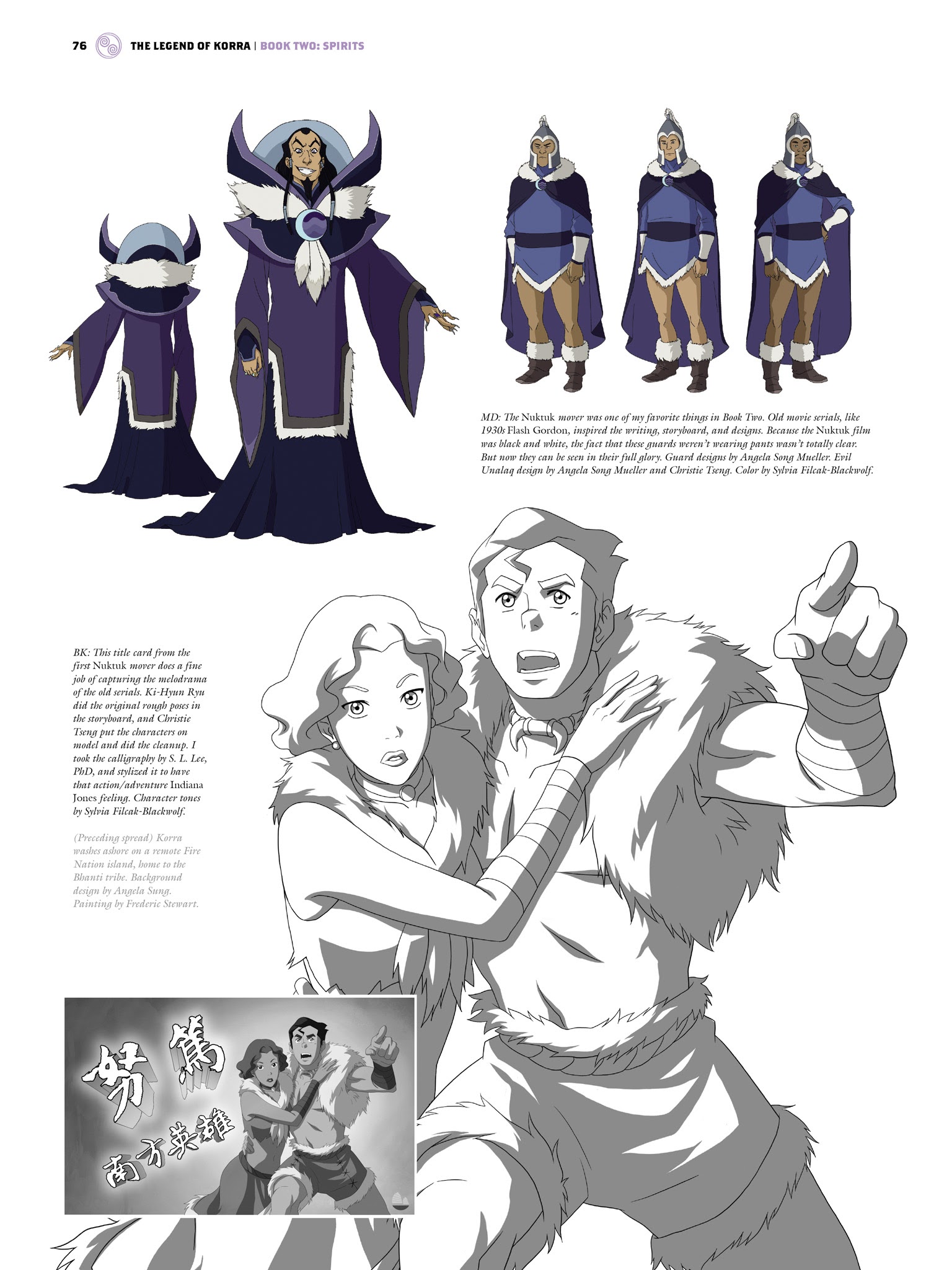 Read online The Legend of Korra: The Art of the Animated Series comic -  Issue # TPB 2 - 70