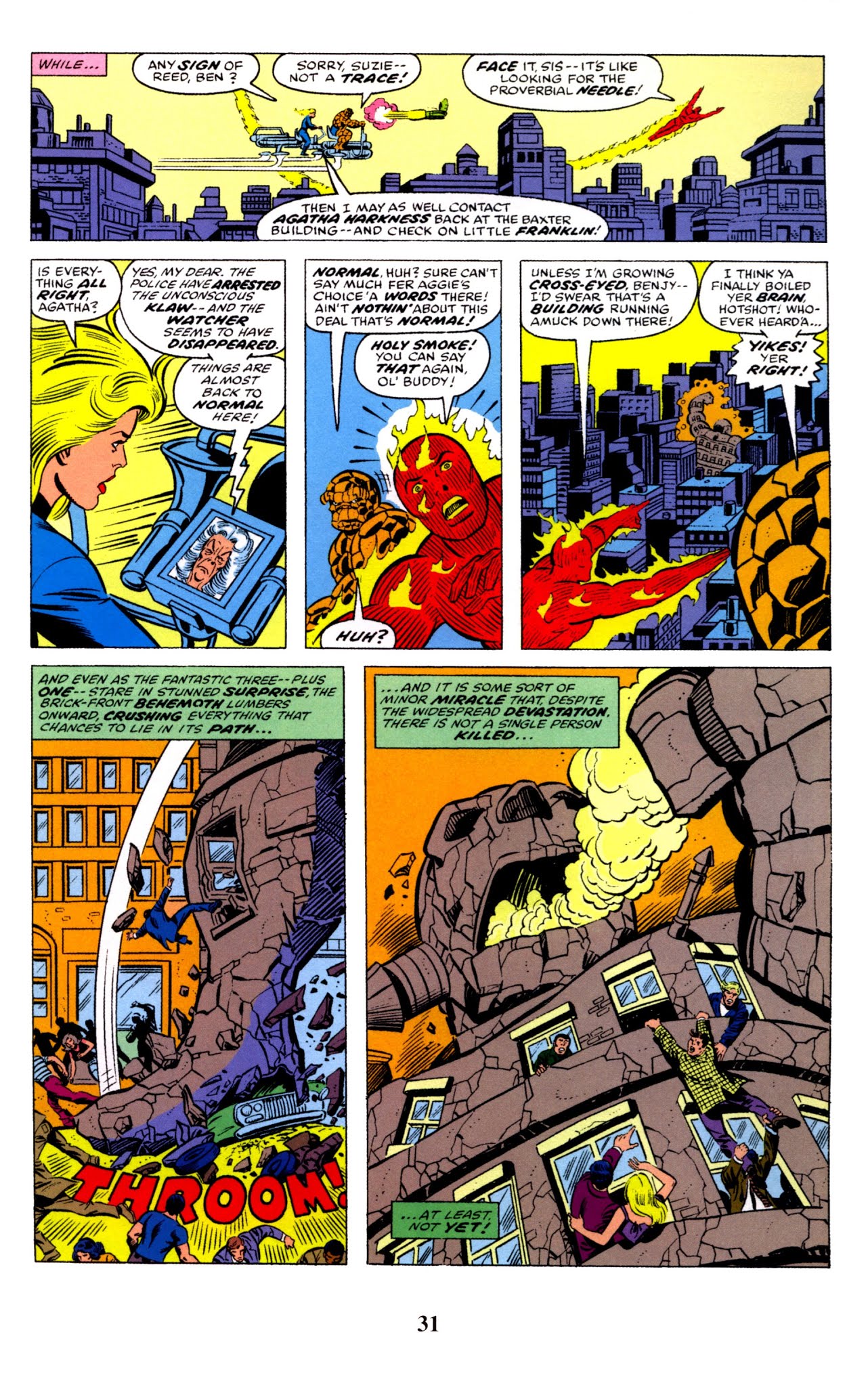 Read online Fantastic Four Visionaries: George Perez comic -  Issue # TPB 2 (Part 1) - 31