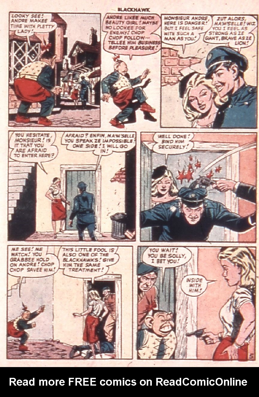 Read online Blackhawk (1957) comic -  Issue #23 - 7