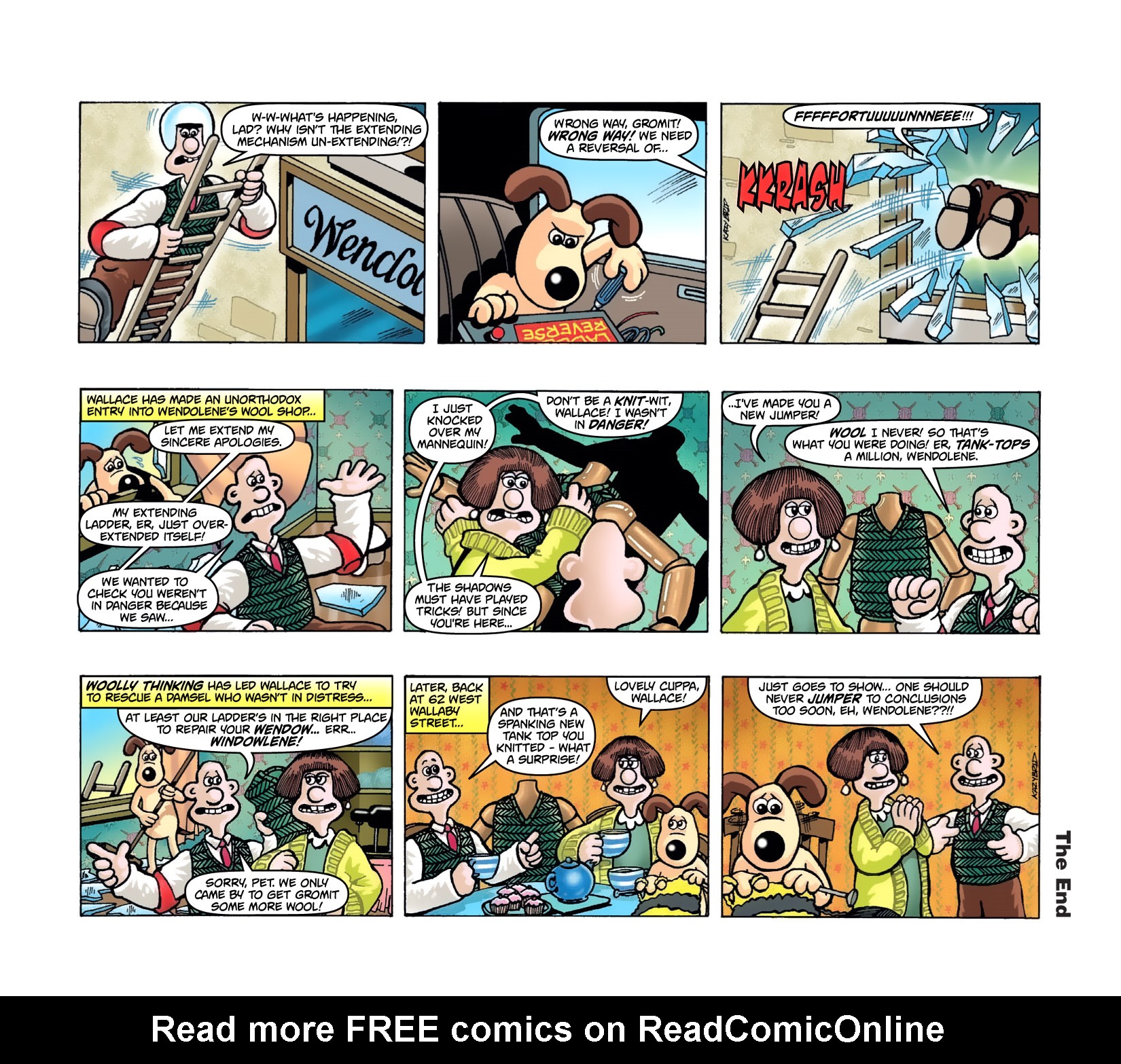 Read online Wallace & Gromit Dailies comic -  Issue #8 - 3
