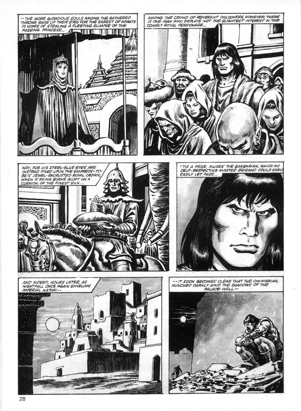 Read online The Savage Sword Of Conan comic -  Issue #95 - 28