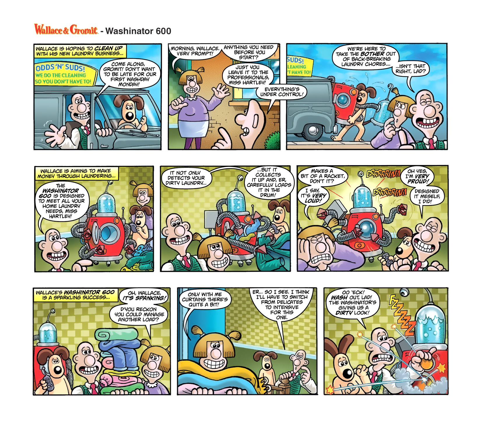 Read online Wallace & Gromit Dailies comic -  Issue #8 - 10