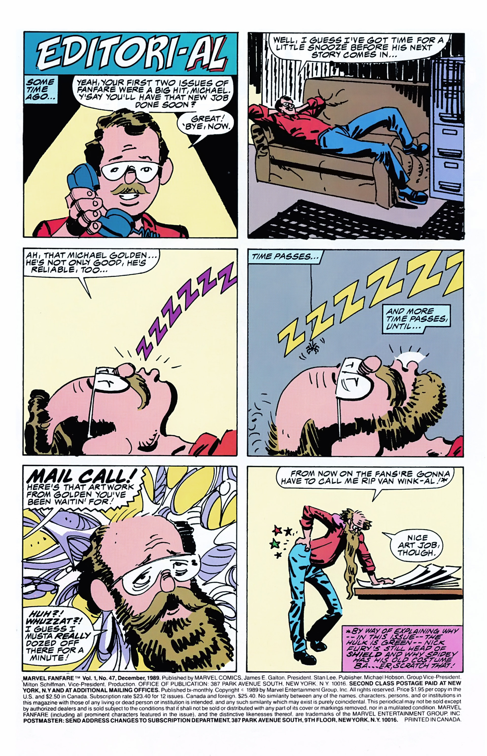 Read online Marvel Fanfare (1982) comic -  Issue #47 - 3