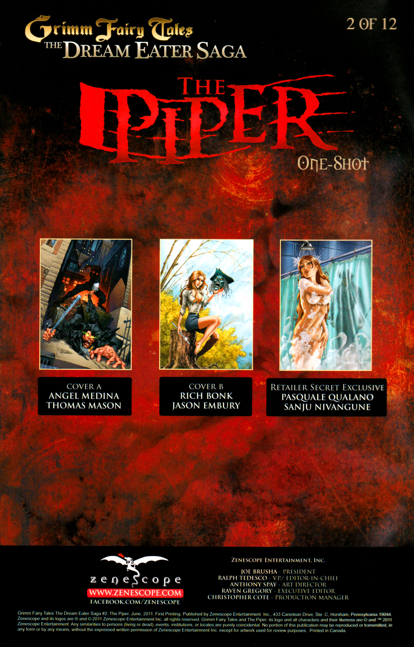 Read online Grimm Fairy Tales: The Dream Eater Saga comic -  Issue #2 - 2