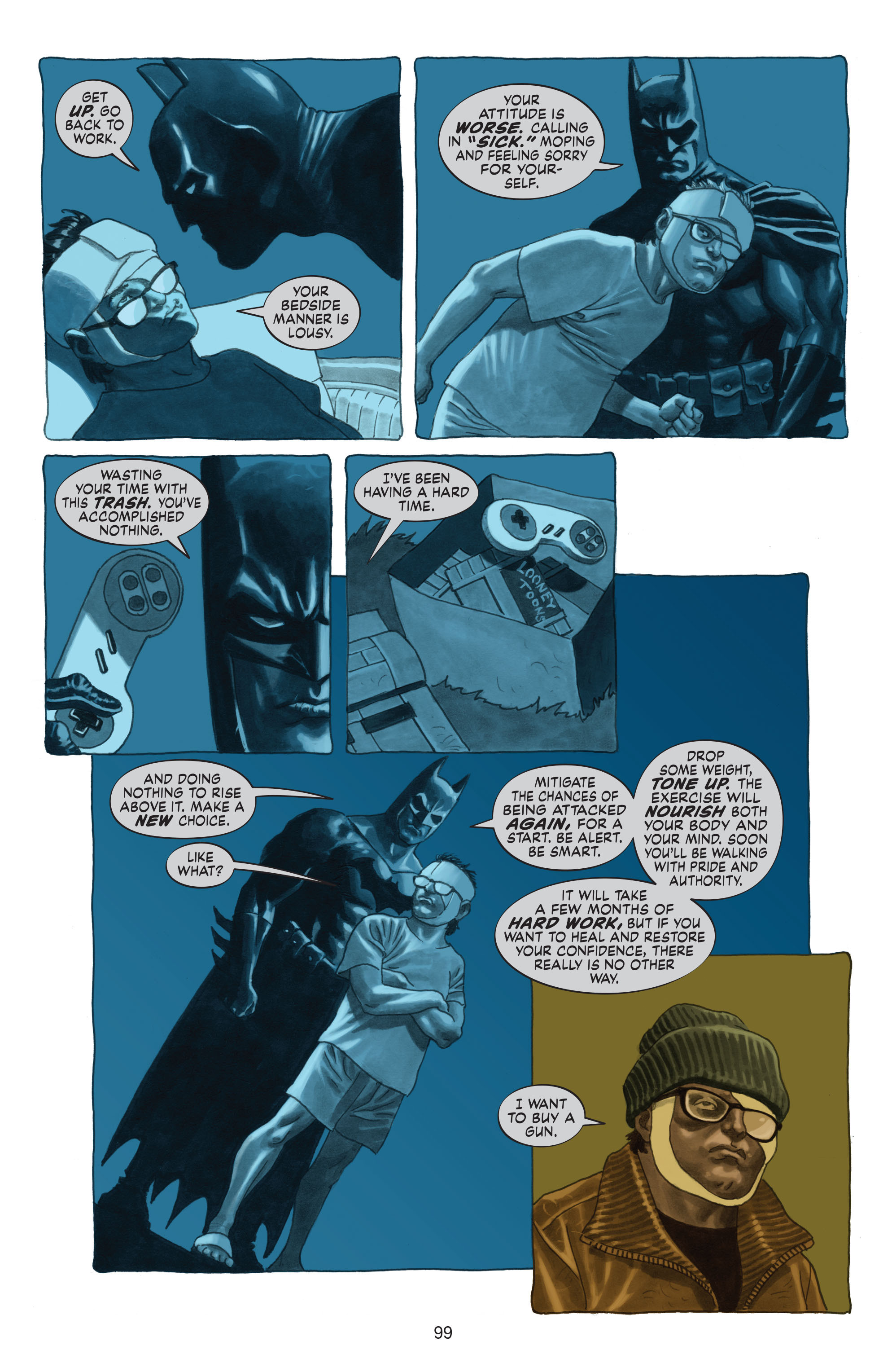 Read online Dark Night: A True Batman Story comic -  Issue # Full - 96