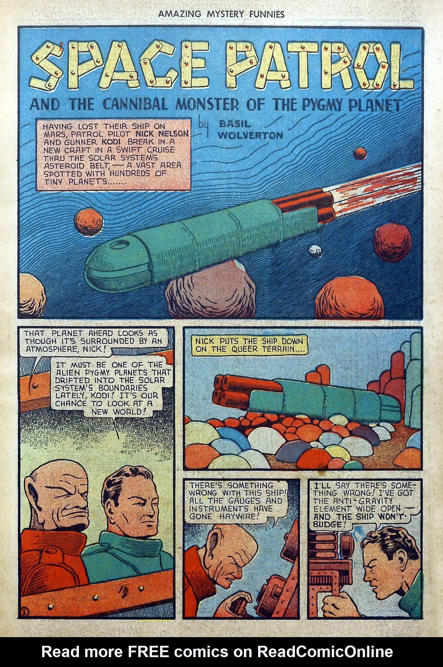 Read online Amazing Mystery Funnies comic -  Issue #24 - 38