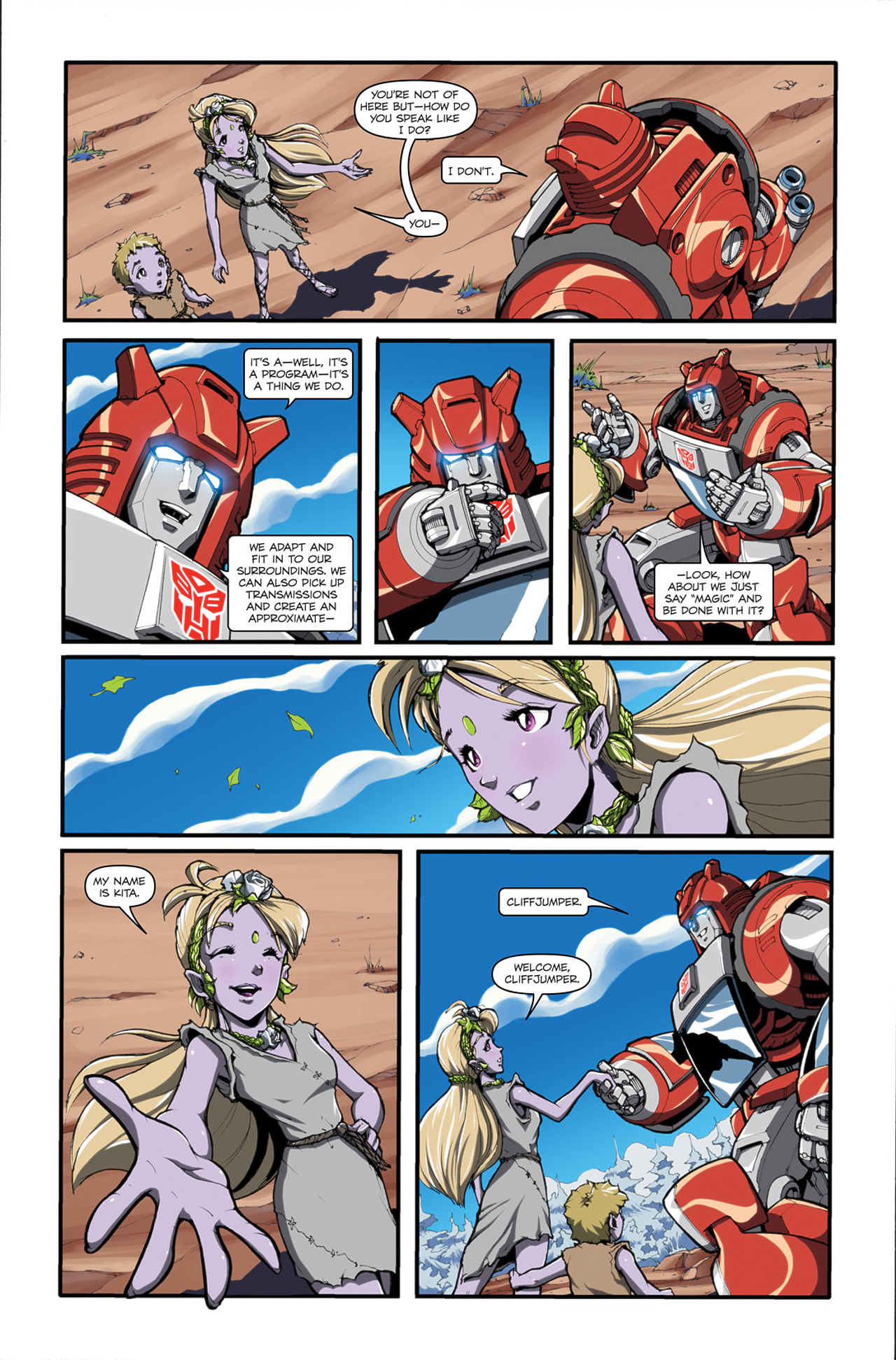 Read online Transformers Spotlight: Cliffjumper comic -  Issue # Full - 8