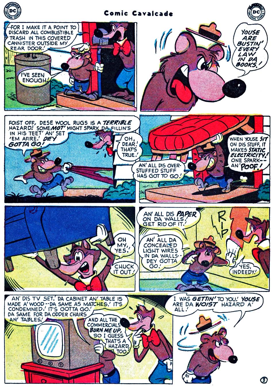 Read online Comic Cavalcade comic -  Issue #63 - 5