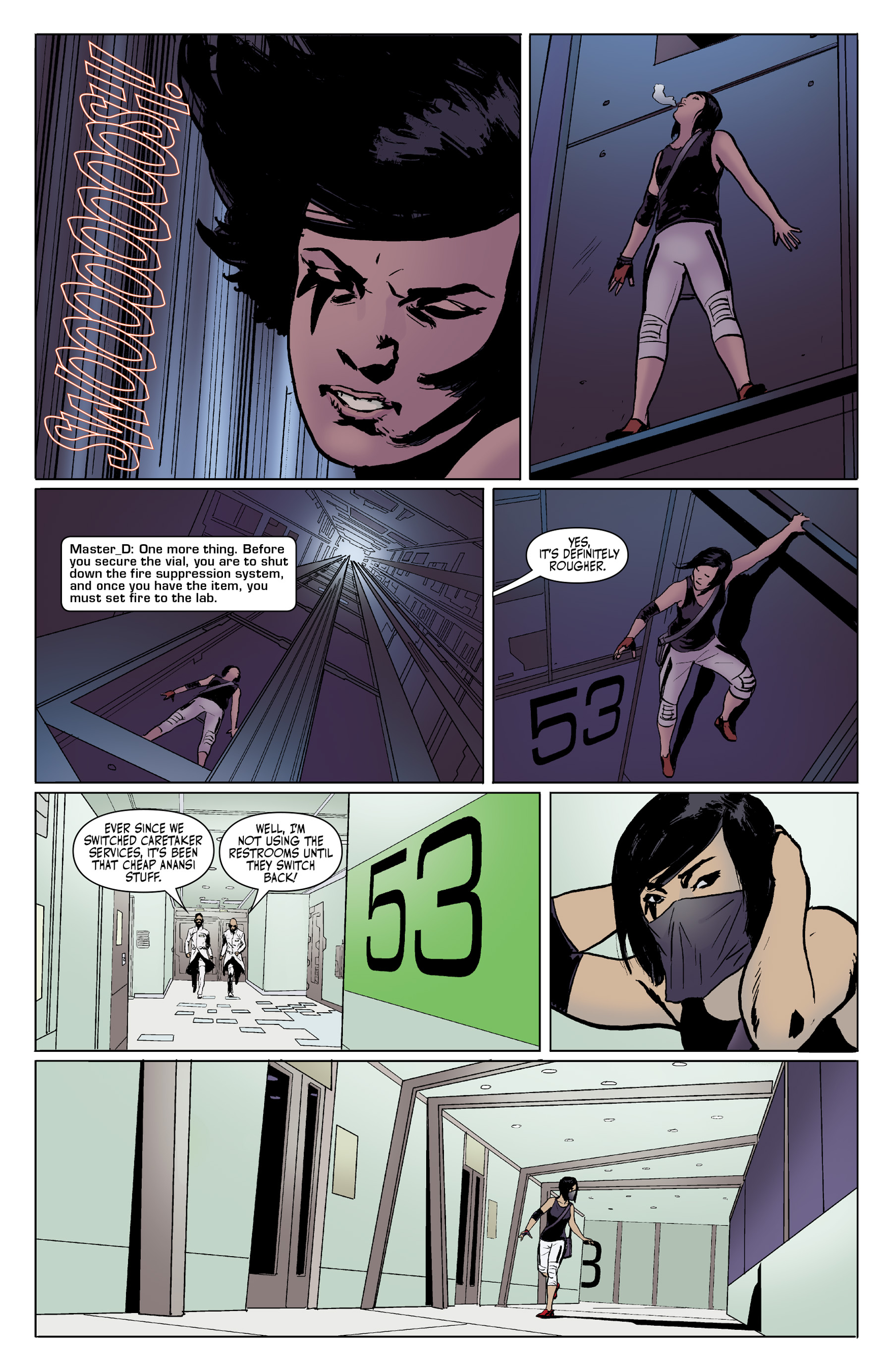 Read online Mirror's Edge: Exordium comic -  Issue #2 - 22
