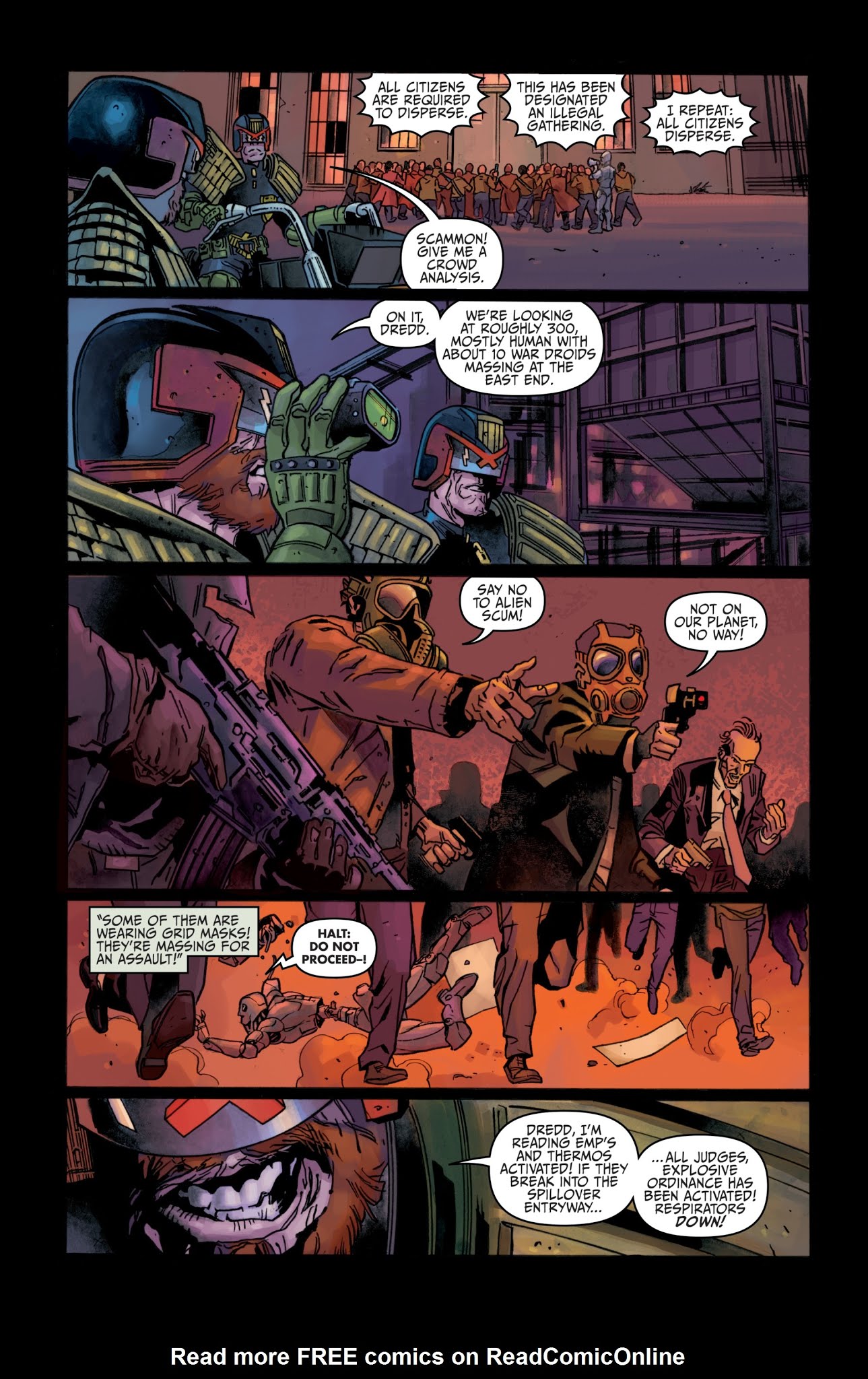 Read online Judge Dredd: Toxic comic -  Issue #1 - 21