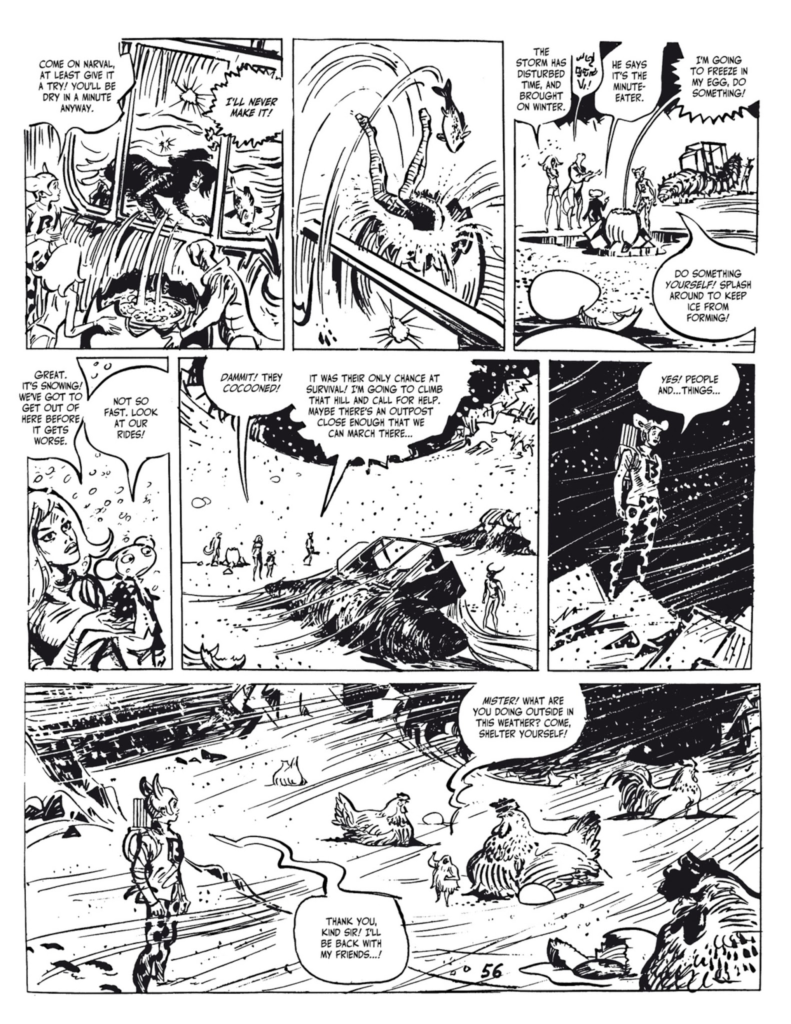 Read online Barbarella and The Wrath of the Minute-Eater comic -  Issue # TPB - 61