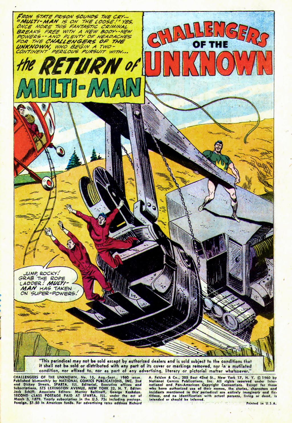 Challengers of the Unknown (1958) Issue #15 #15 - English 3