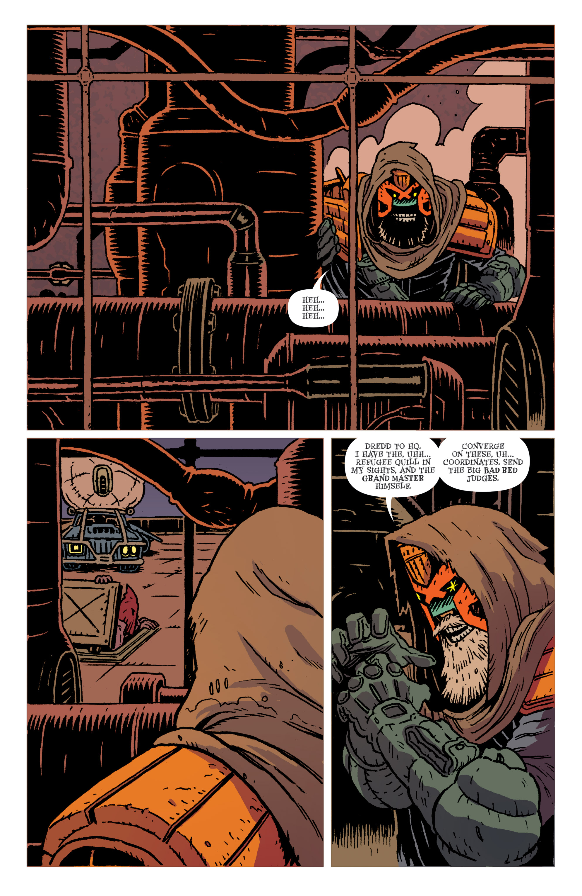 Read online Judge Dredd: The Blessed Earth comic -  Issue #8 - 9