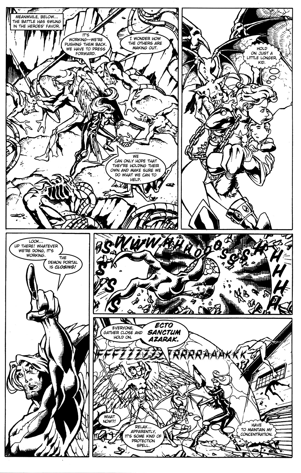 Read online Razor and Warrior Nun Areala: Dark Prophecy comic -  Issue #4 - 12