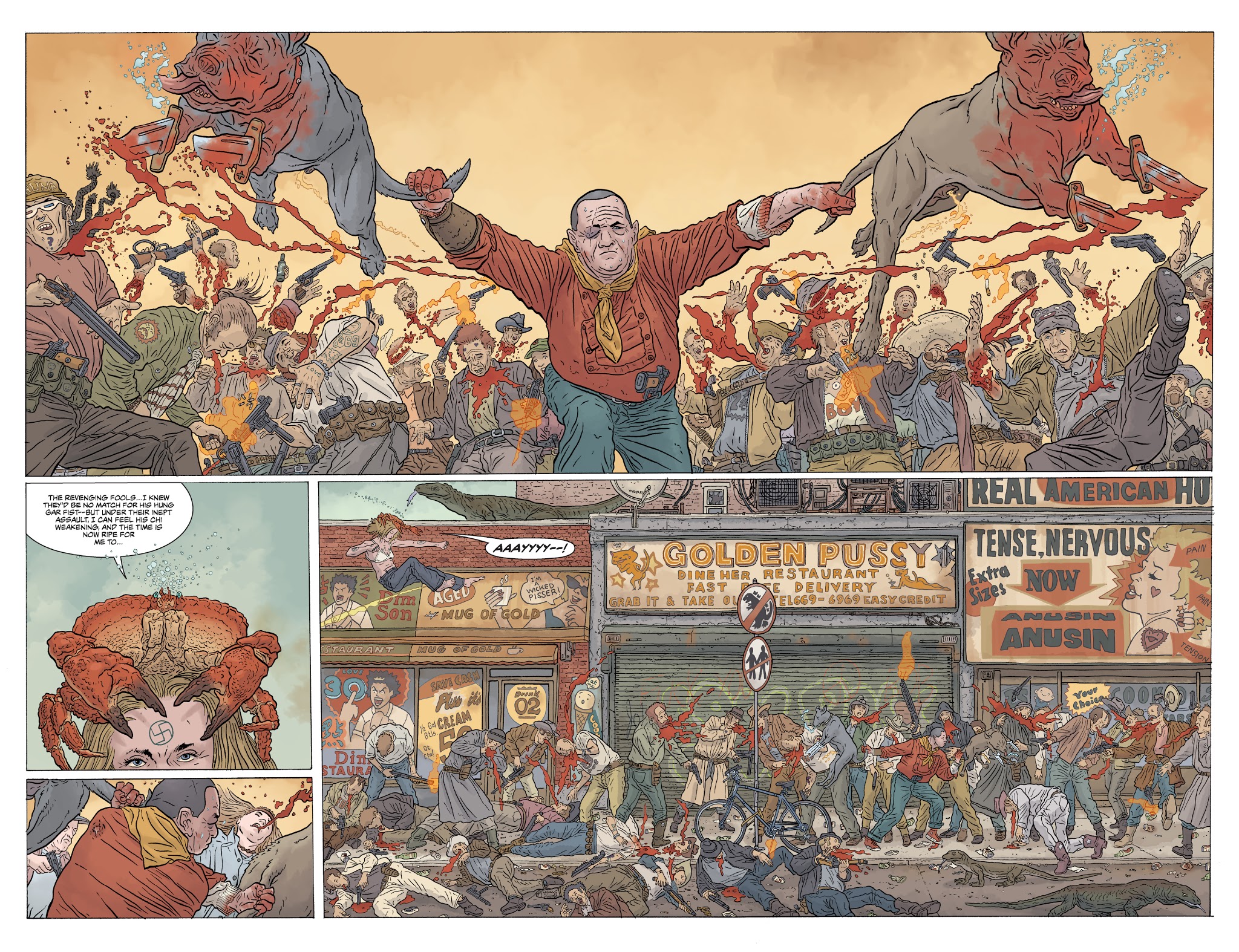 Read online The Shaolin Cowboy: Who'll Stop the Reign? comic -  Issue #4 - 9