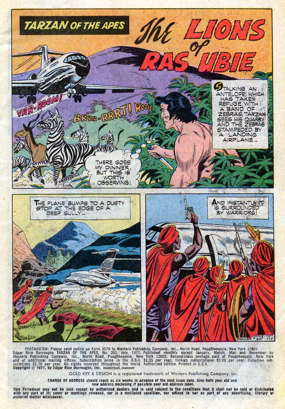 Read online Tarzan (1962) comic -  Issue #201 - 3