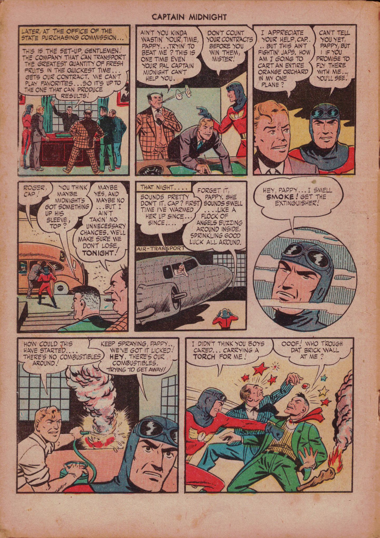 Read online Captain Midnight (1942) comic -  Issue #28 - 18