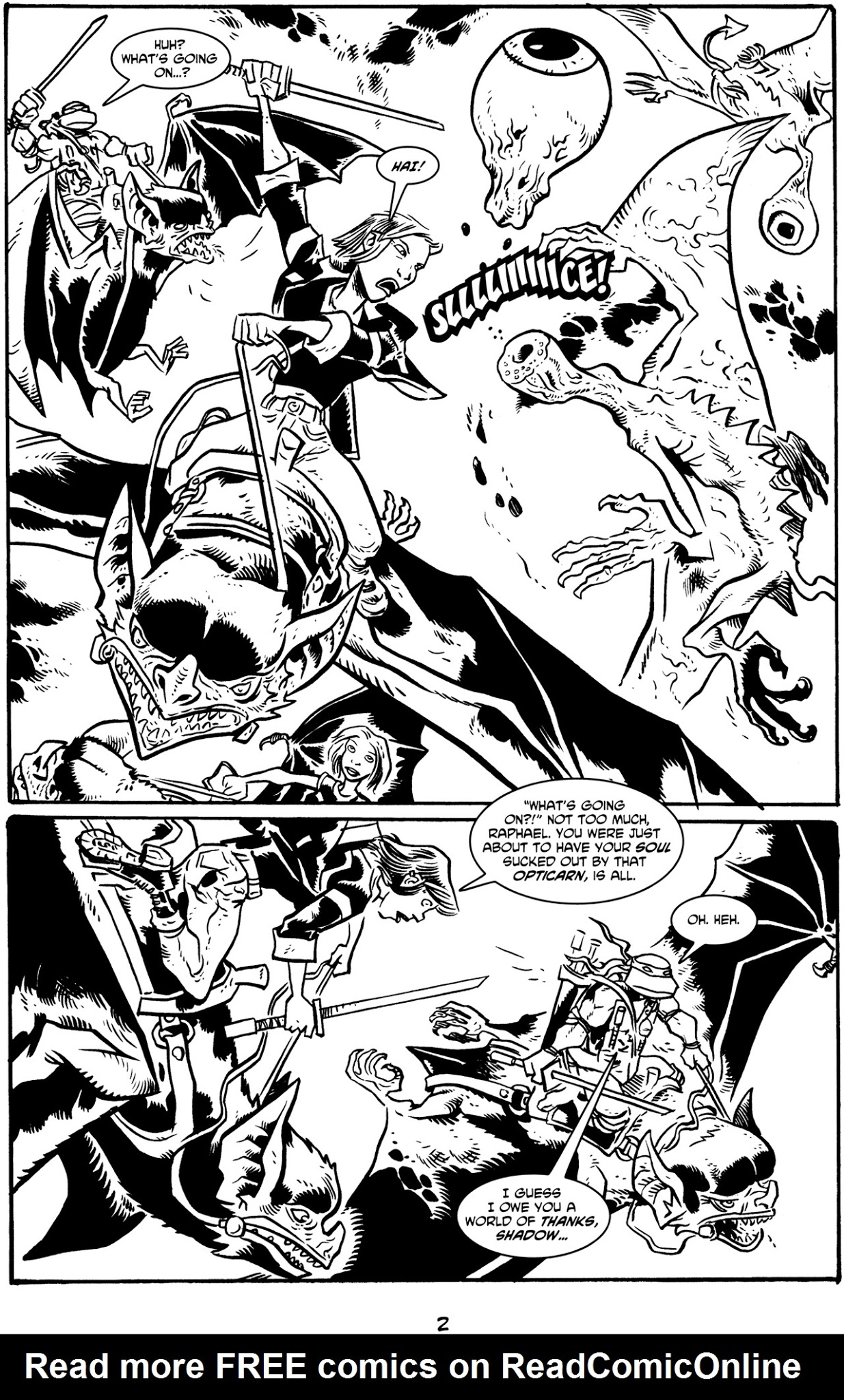 Read online Raphael Bad Moon Rising comic -  Issue #2 - 4