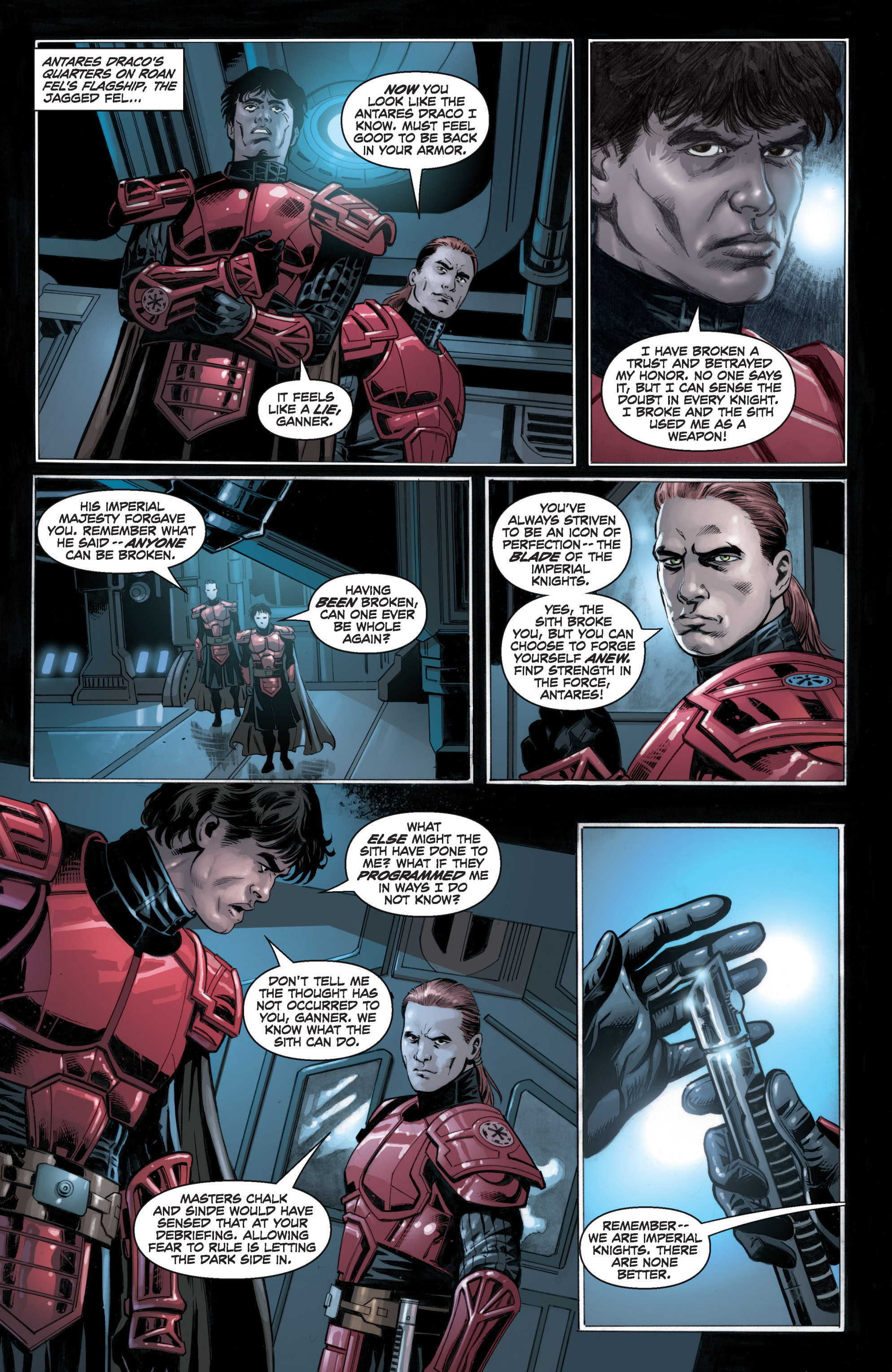 Read online Star Wars: Legacy War comic -  Issue #5 - 7