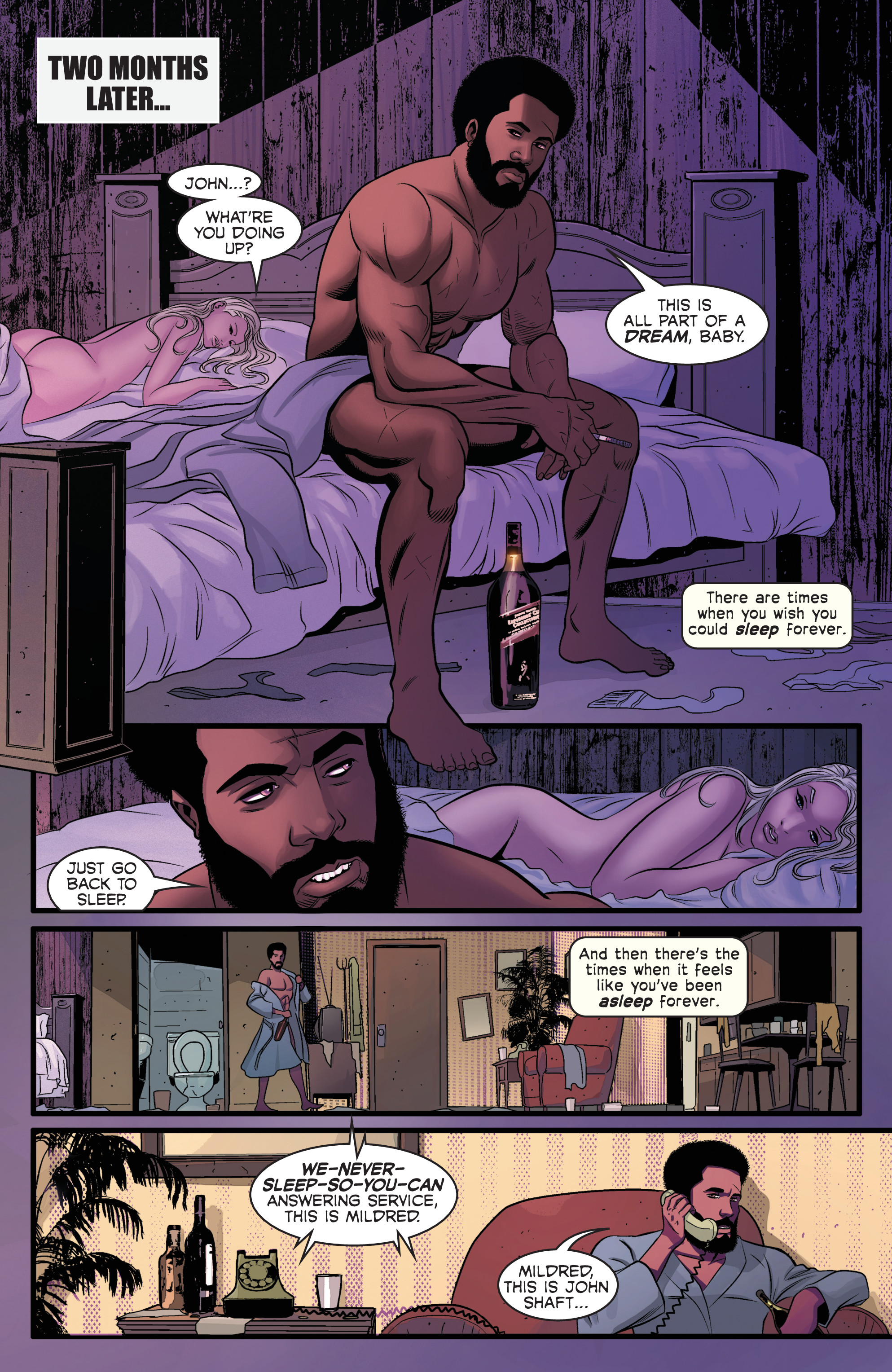 Read online Shaft: Imitation of Life comic -  Issue #1 - 8