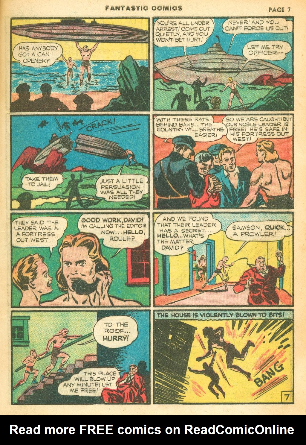 Read online Fantastic Comics comic -  Issue #12 - 9