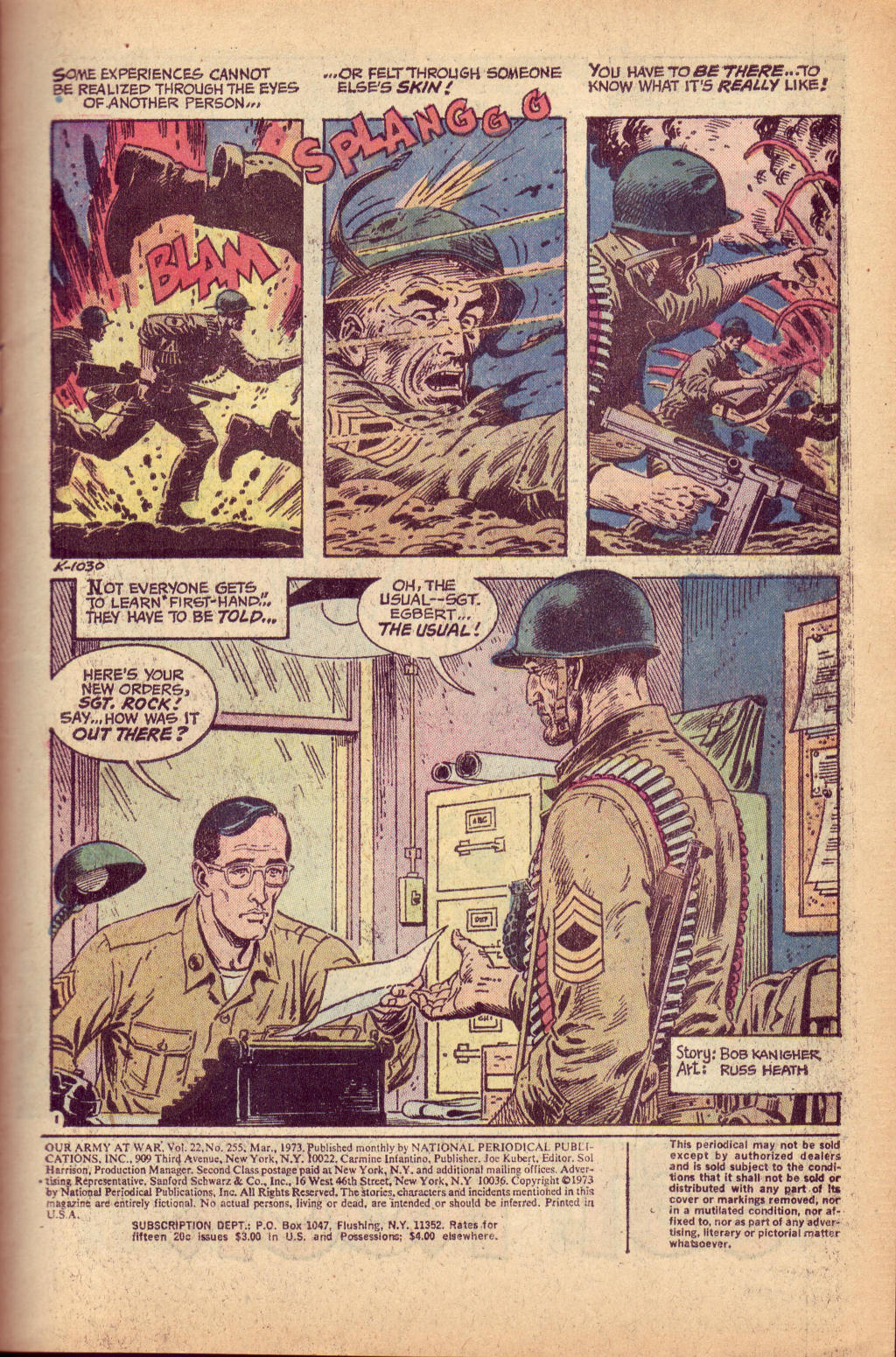 Read online Our Army at War (1952) comic -  Issue #255 - 3