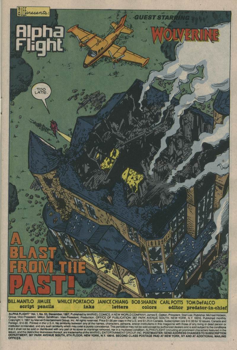 Read online Alpha Flight (1983) comic -  Issue #53 - 2