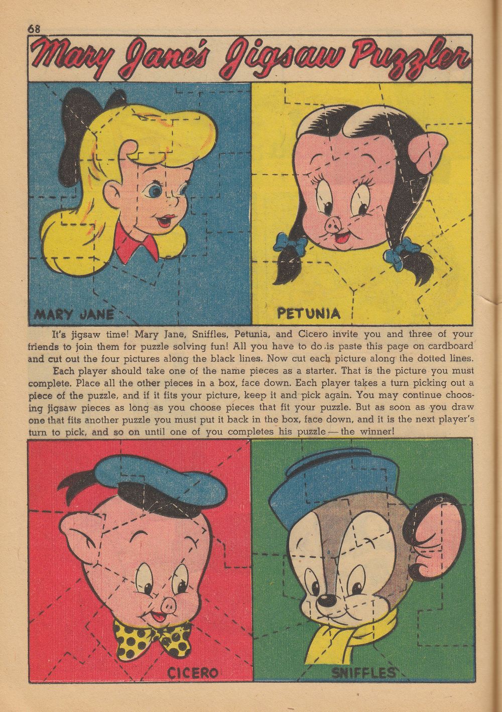 Read online Bugs Bunny's Christmas Funnies comic -  Issue # TPB 5 - 70