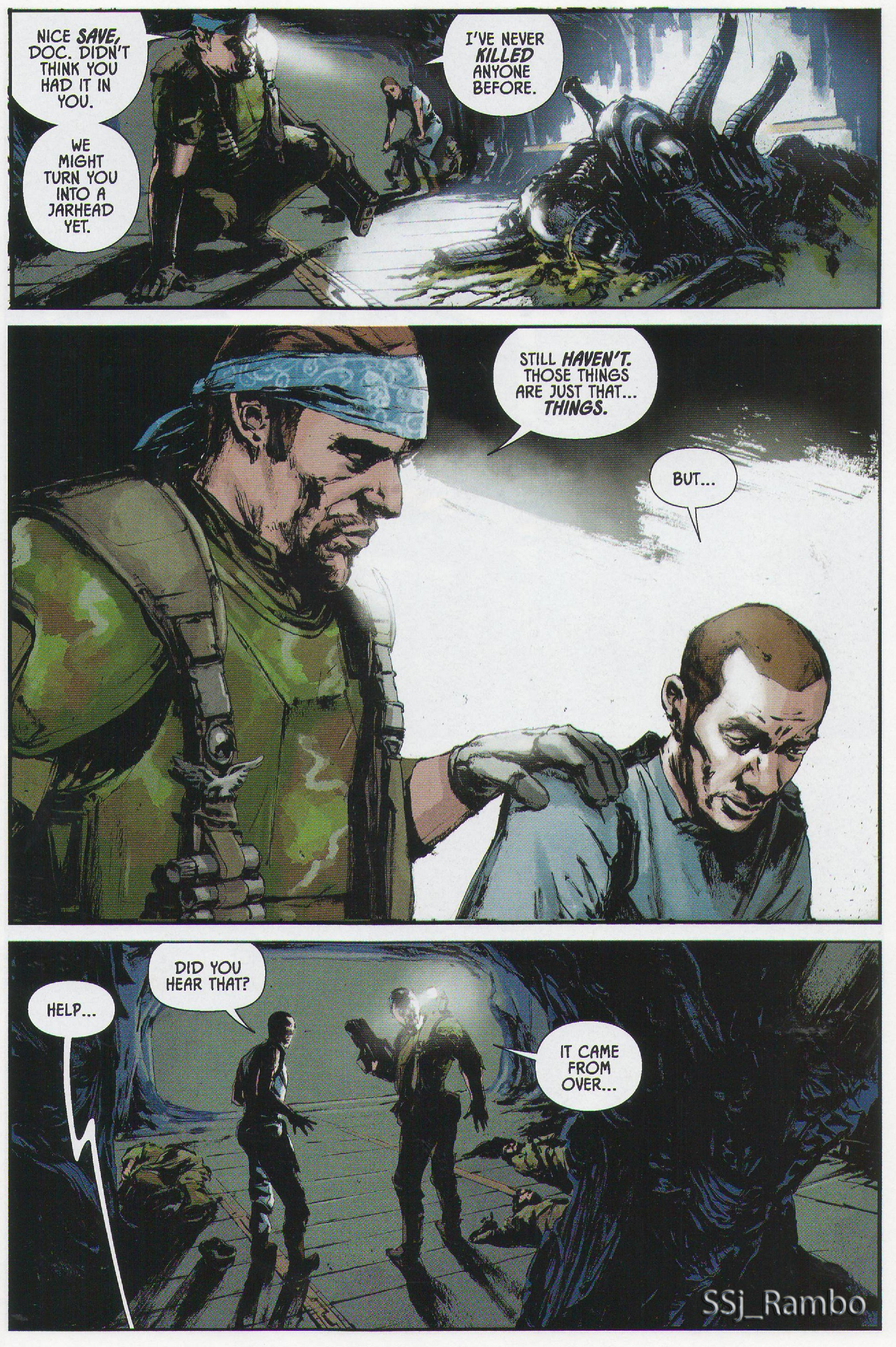 Read online Aliens: Colonial Marines - No Man Left Behind comic -  Issue # Full - 8