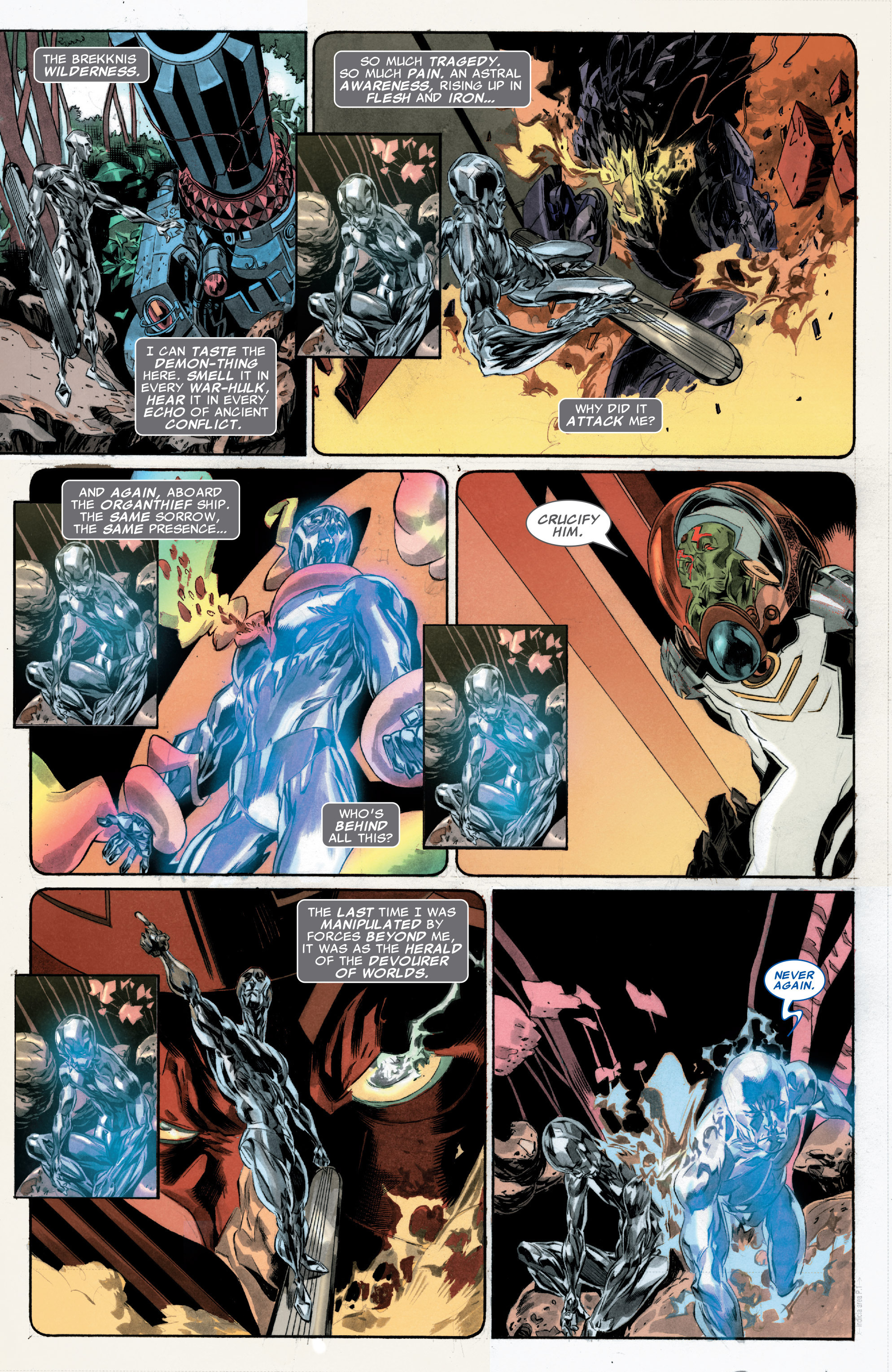 Read online Silver Surfer: In Thy Name comic -  Issue #3 - 9