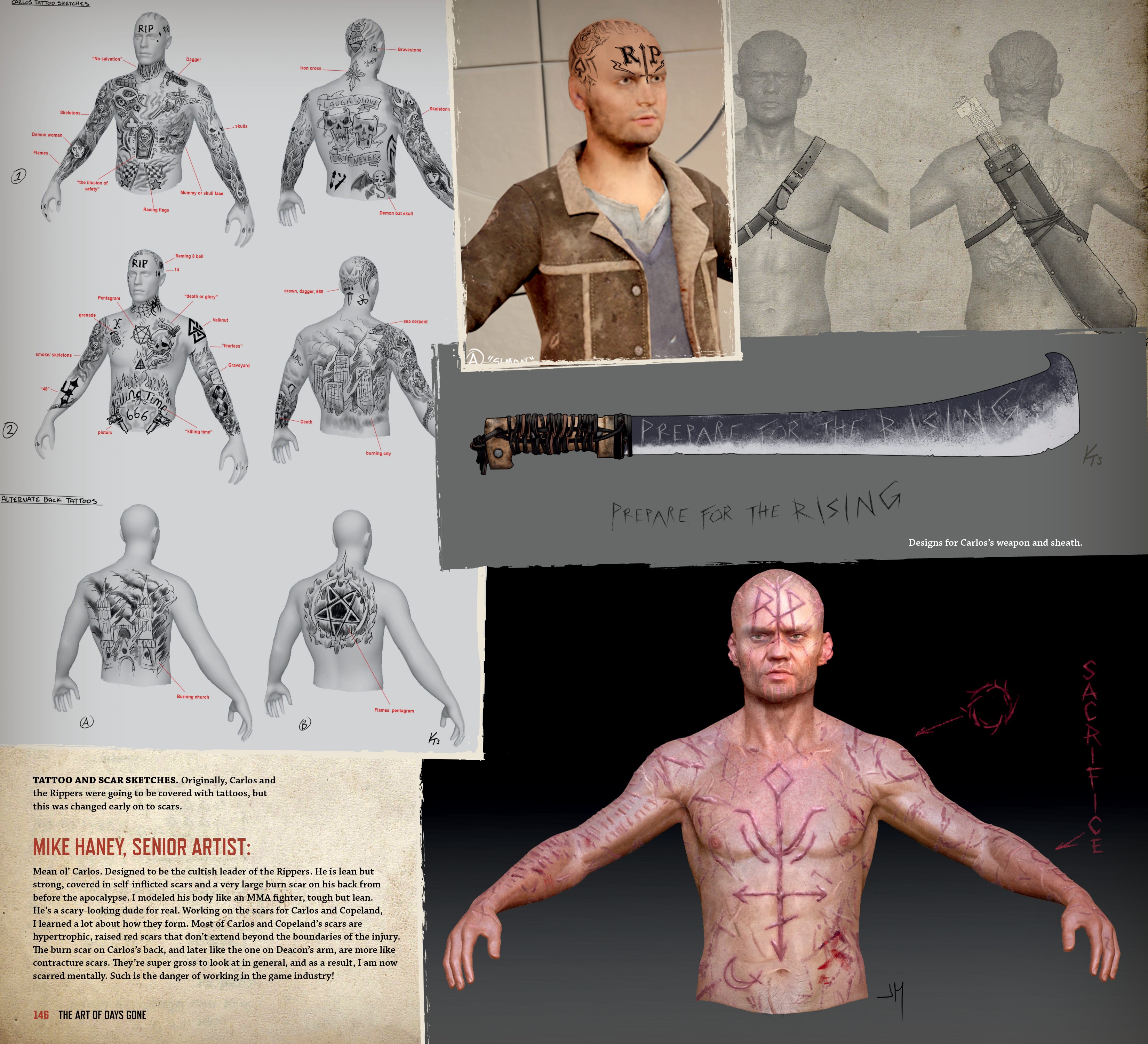 Read online The Art of Days Gone comic -  Issue # TPB (Part 2) - 36