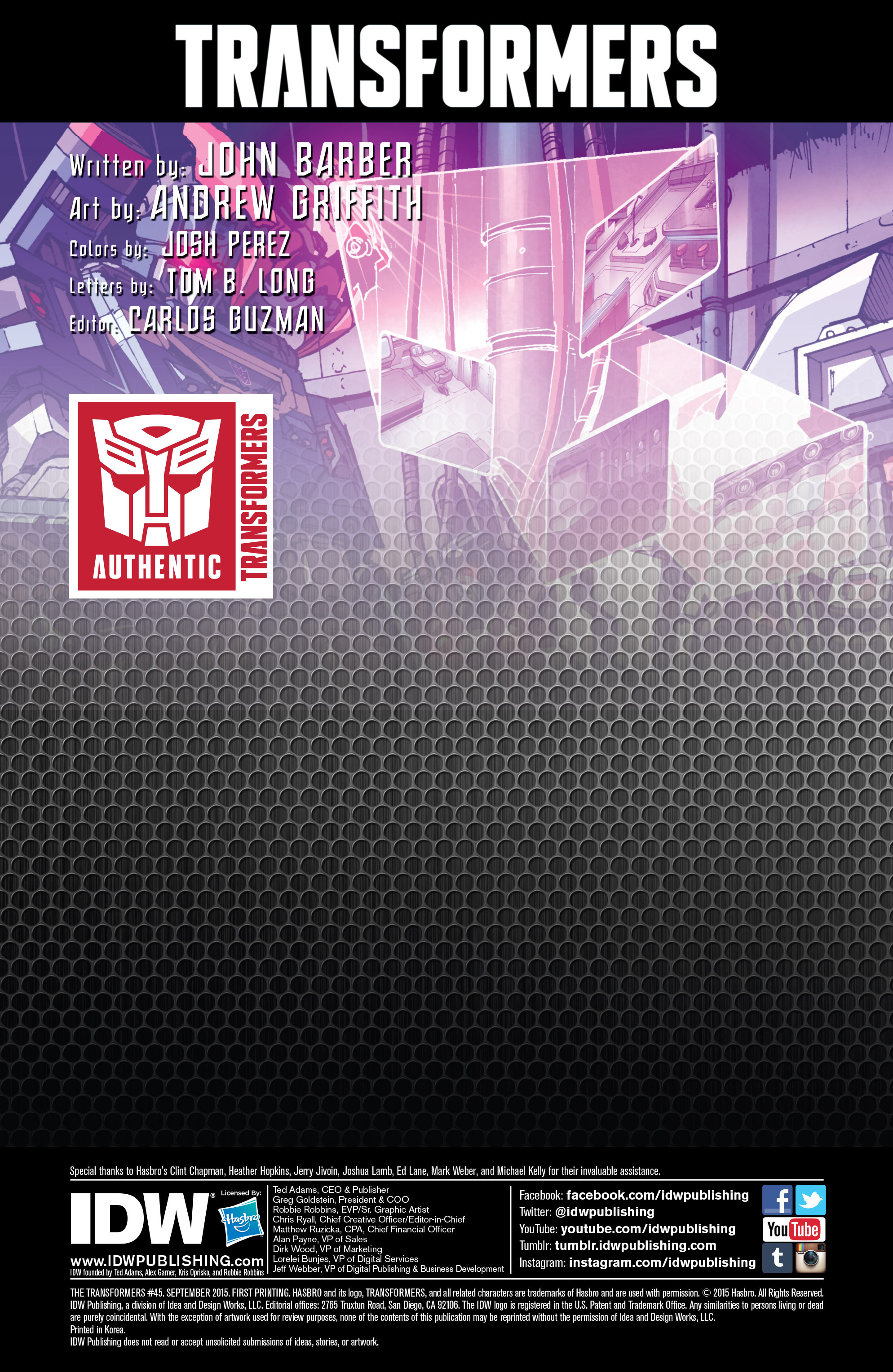Read online The Transformers (2014) comic -  Issue #45 - 4