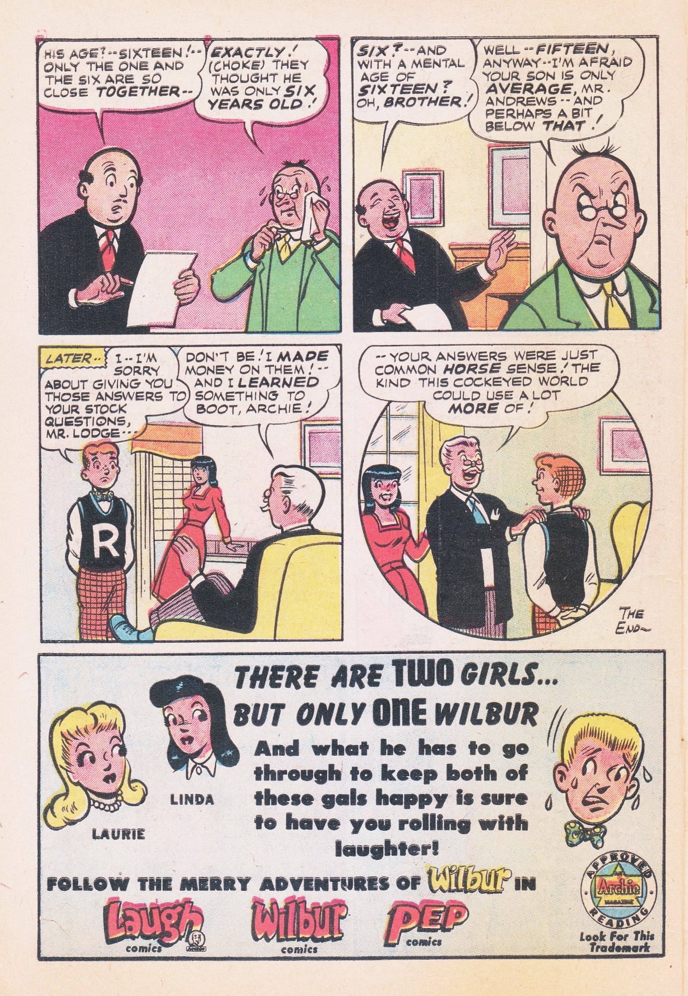 Read online Pep Comics comic -  Issue #82 - 10