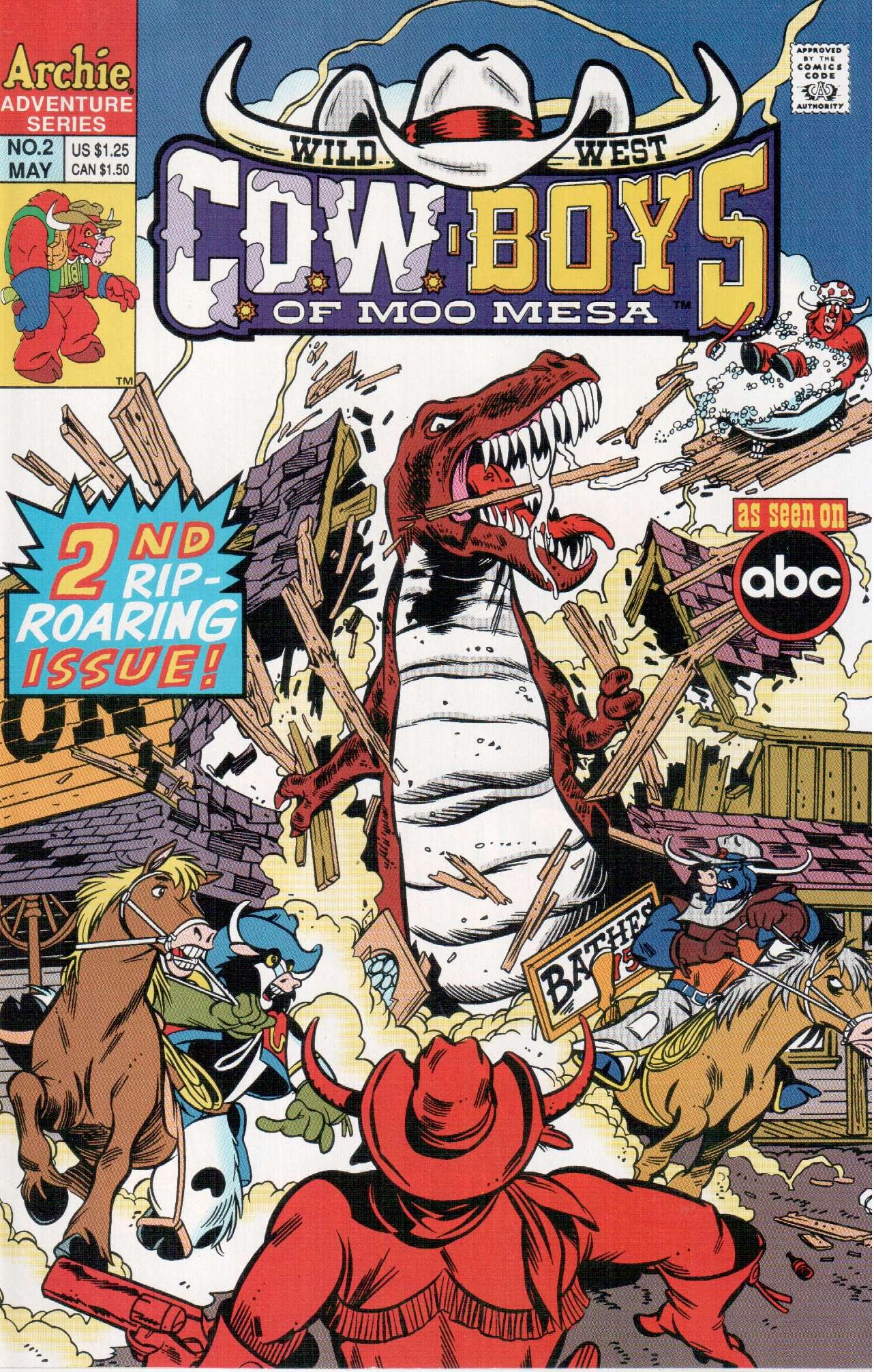 Read online Wild West C.O.W.-Boys Of Moo Mesa (1993) comic -  Issue #2 - 1