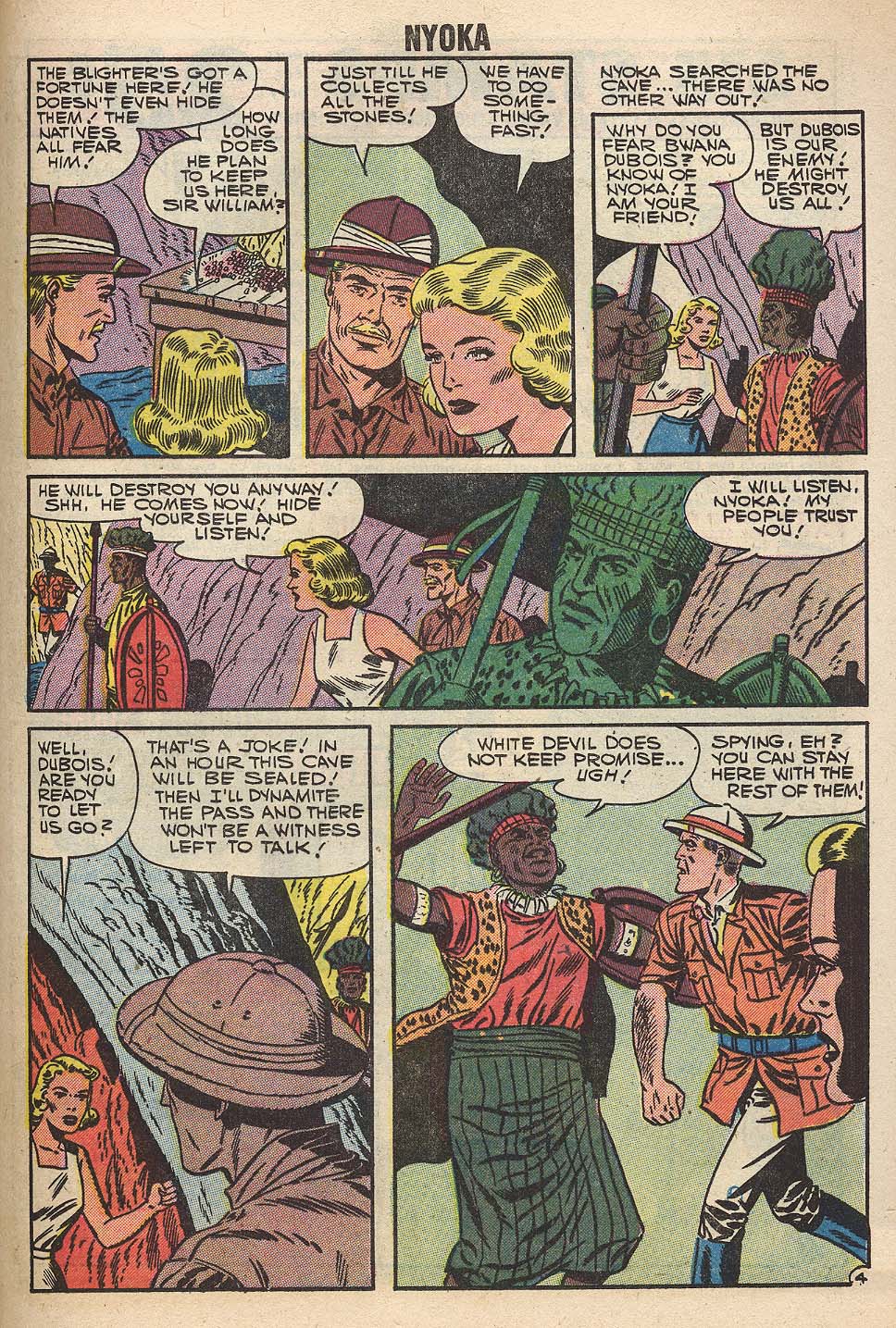 Read online Nyoka the Jungle Girl (1955) comic -  Issue #20 - 21