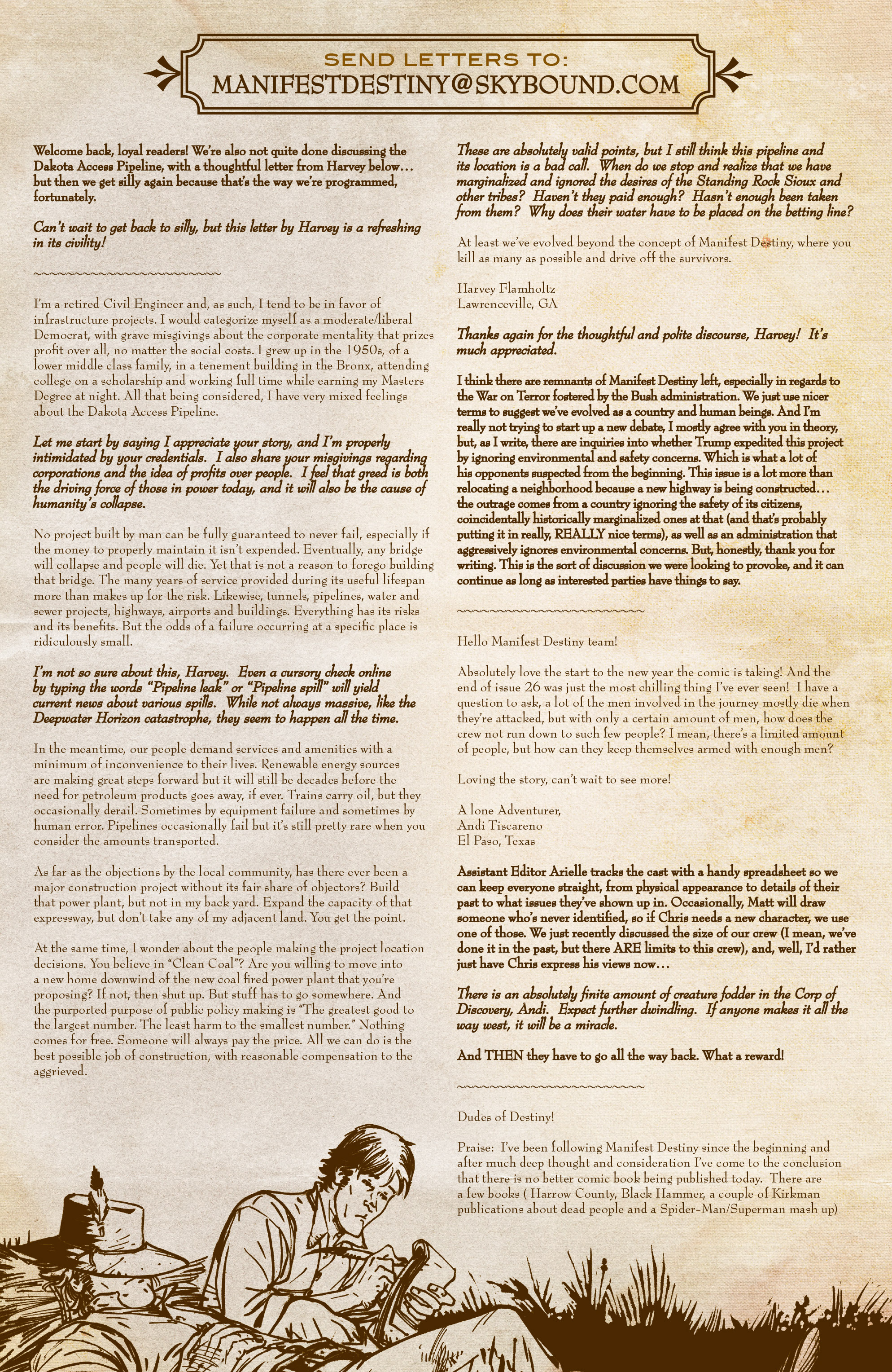Read online Manifest Destiny comic -  Issue #28 - 23